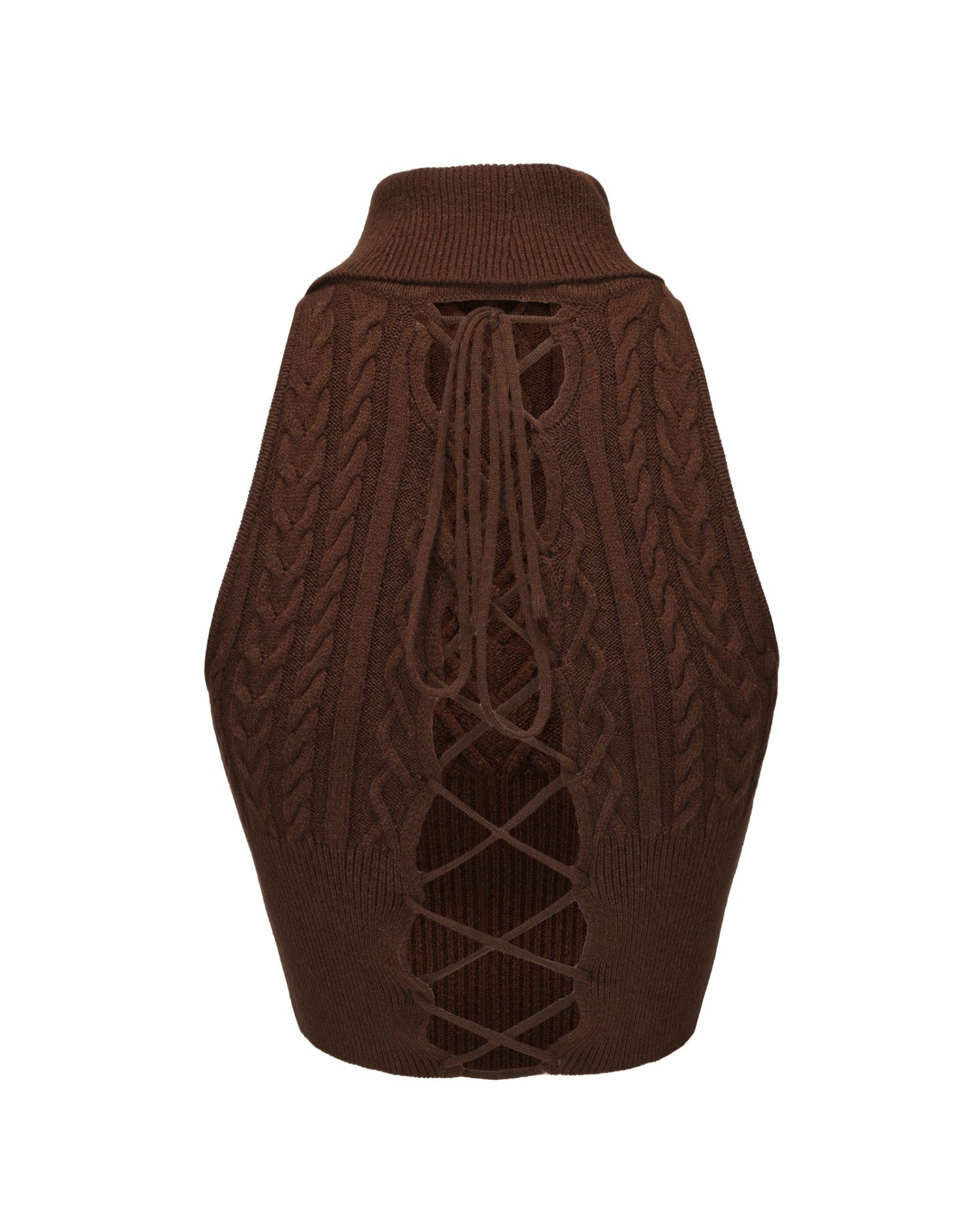 Margo Knit Top: Brown Knit Top for Brunch | Nana Jacqueline