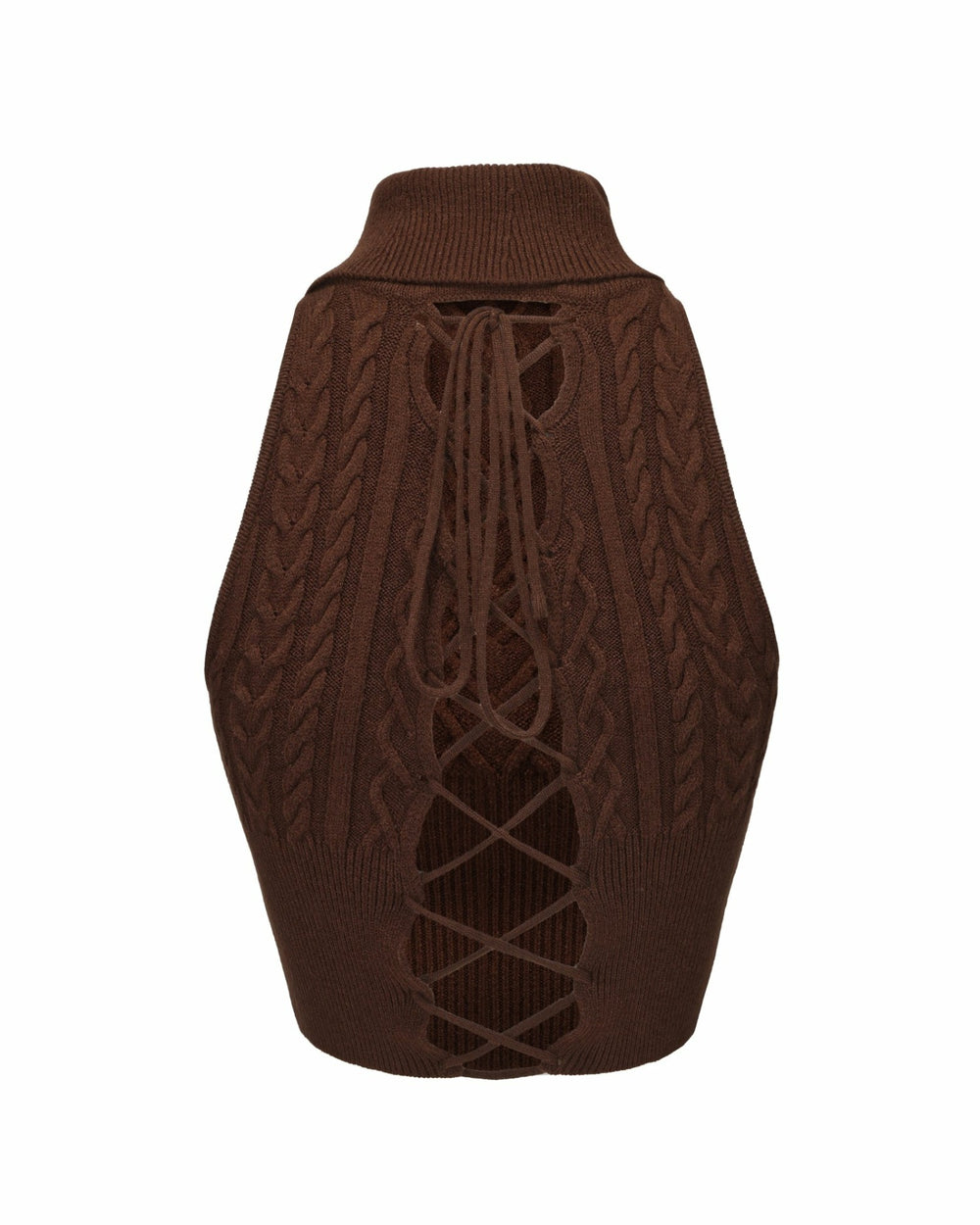 Margo Knit Top: Brown Knit Top for Brunch | Nana Jacqueline