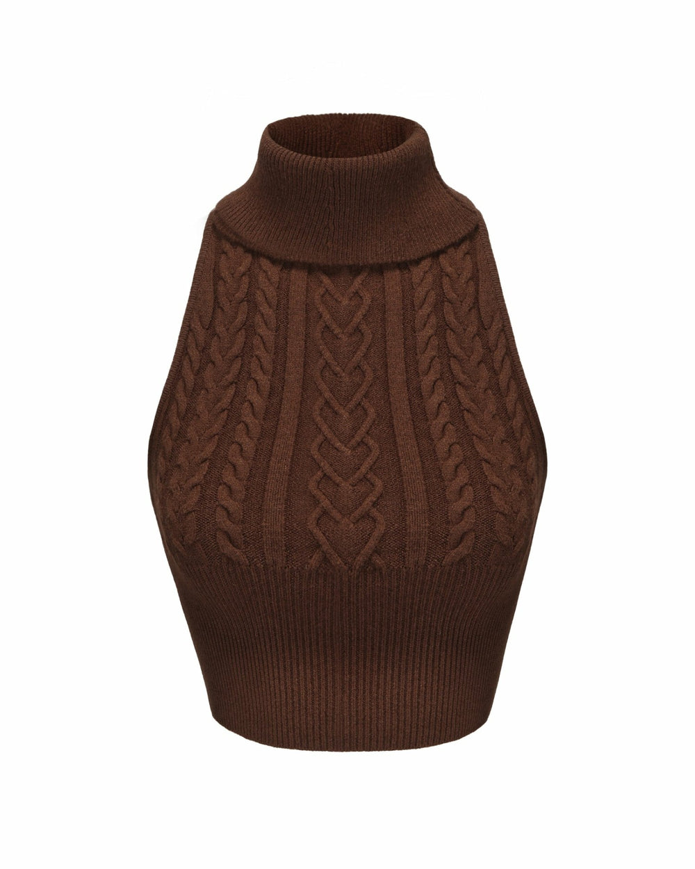 Margo Knit Top: Brown Knit Top for Brunch | Nana Jacqueline