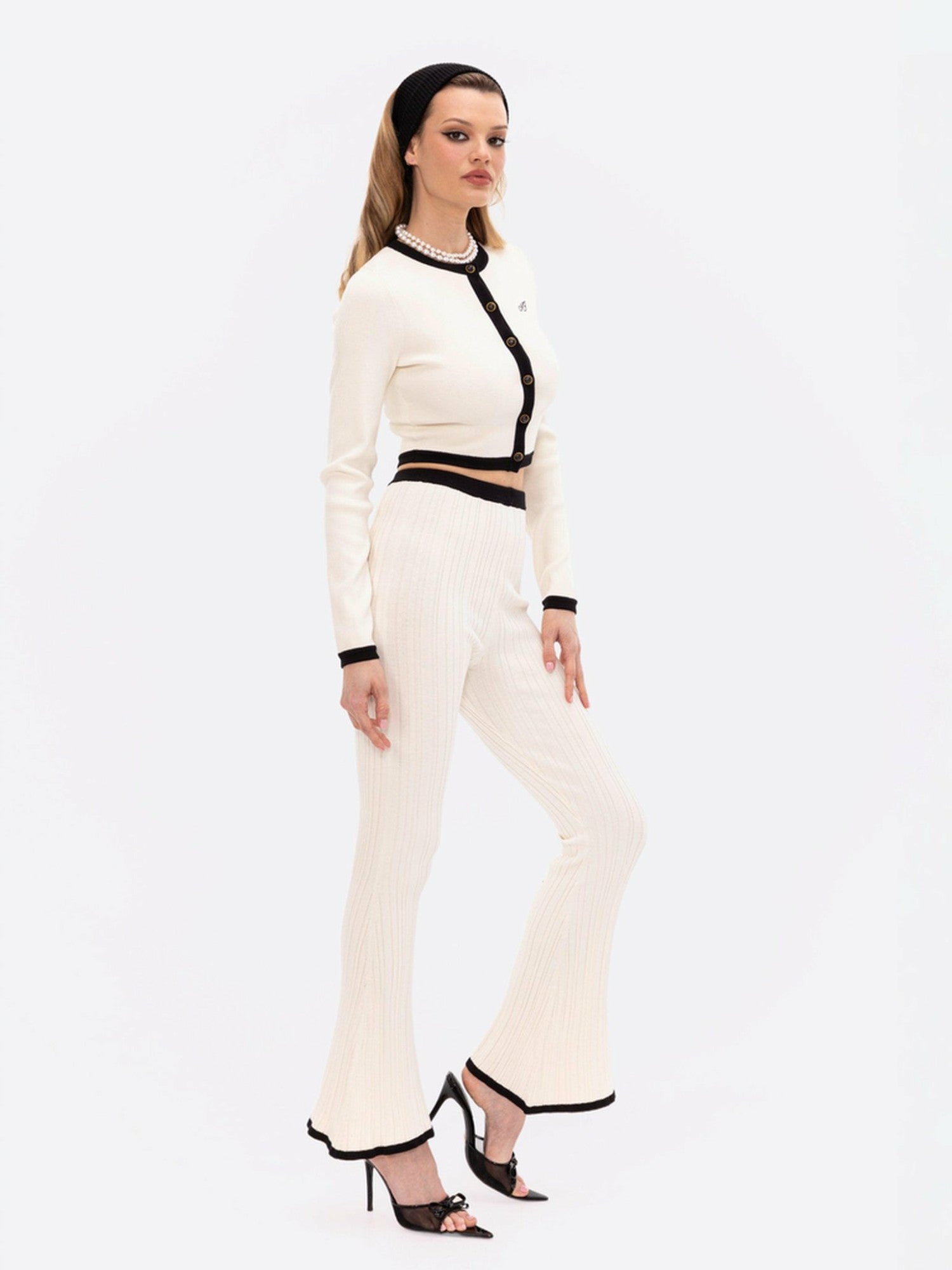 Eliza Knit Cardigan: White Cardigan for Country Club Brunch | Nana Jacqueline