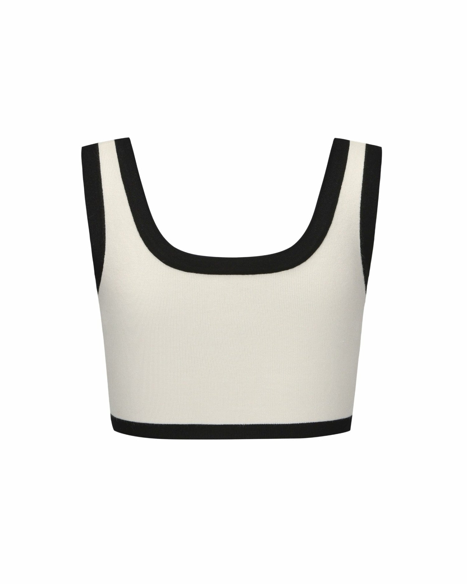 Eliza Vest Top: White Knit Top for Country Club Brunch | Nana Jacqueline