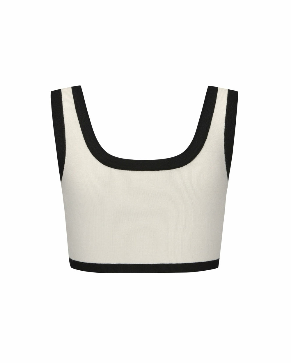 Eliza Vest Top: White Knit Top for Country Club Brunch | Nana Jacqueline