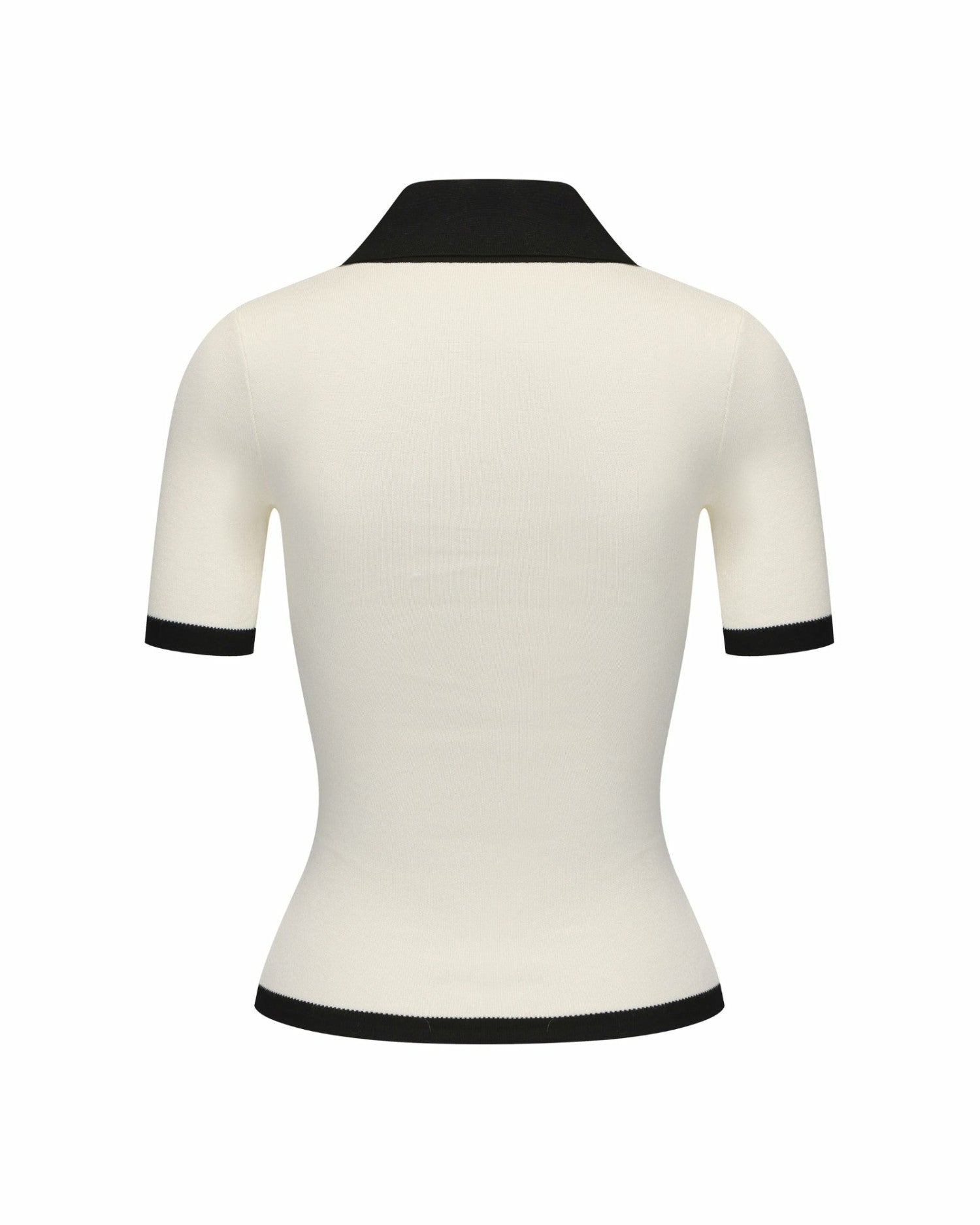 Hazel Polo Top: White Polo Top for Brunch | Nana Jacqueline