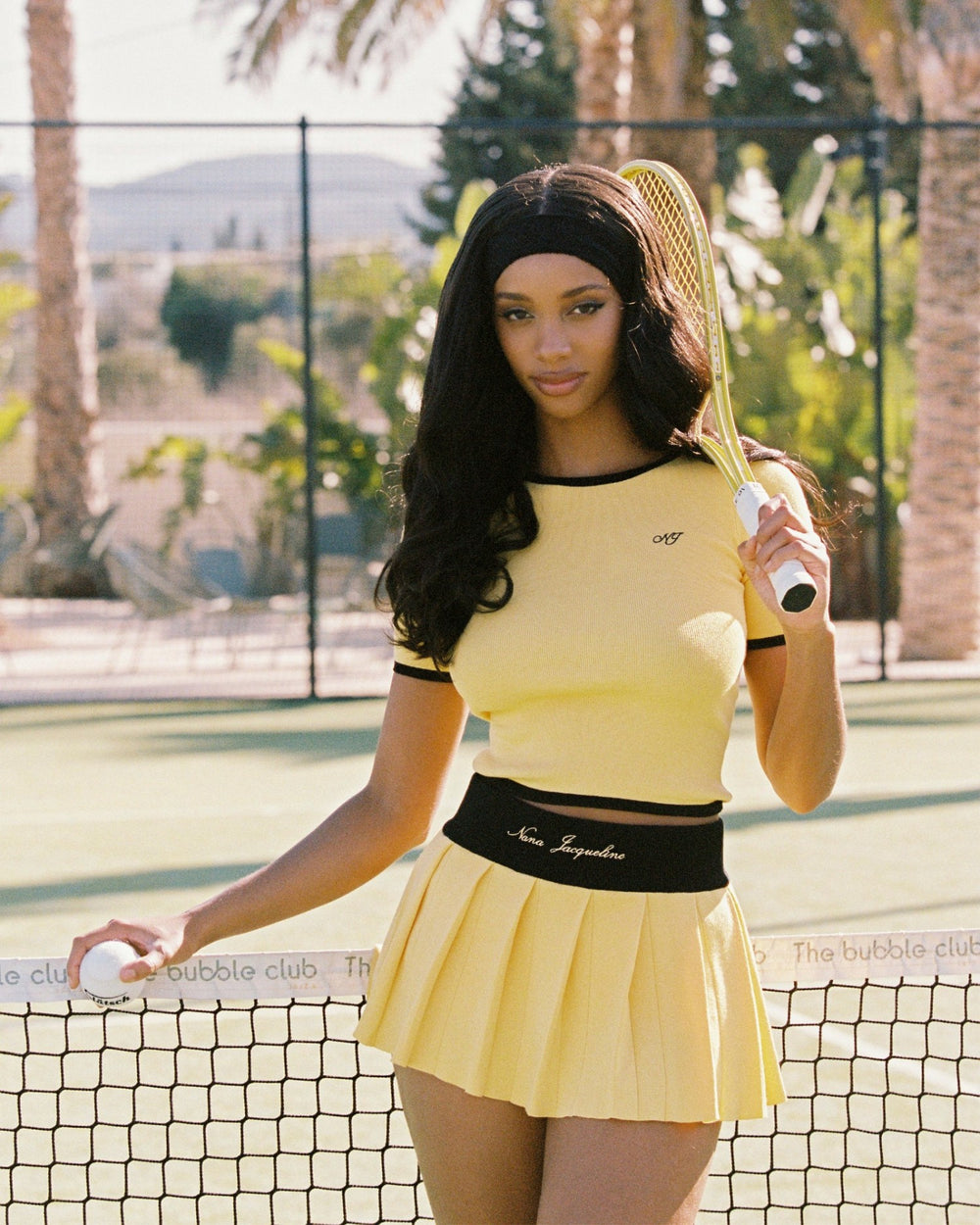 Hazel Skirt: Yellow Mini Skirt for Country Club Brunch | Nana Jacqueline