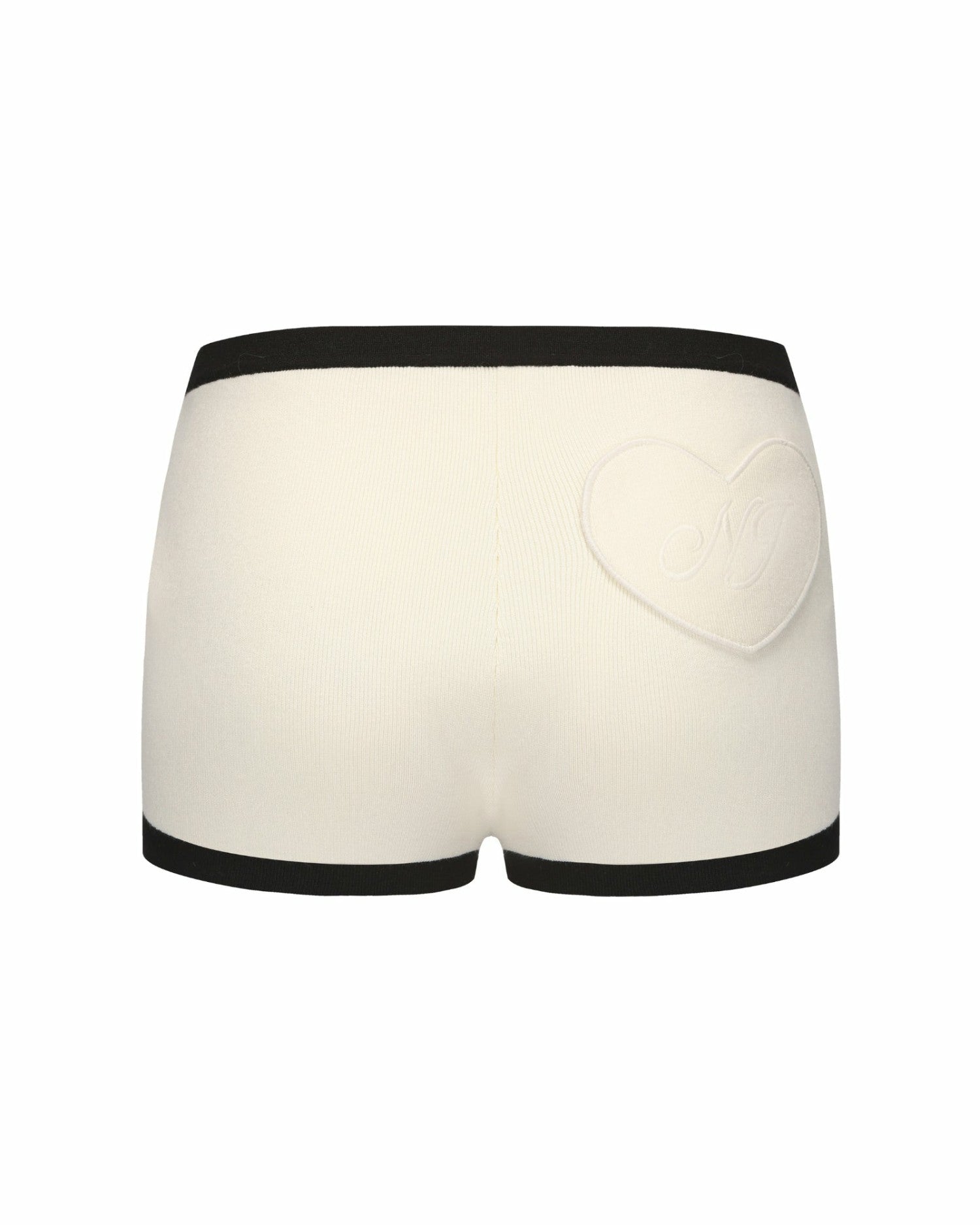 Eliza Knit Shorts: White Knit Shorts for Resort Vacation | Nana Jacqueline
