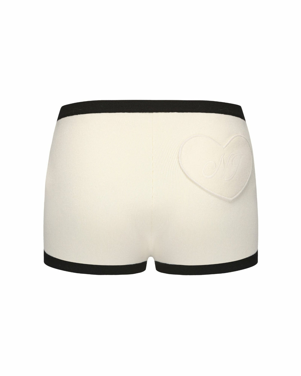Eliza Knit Shorts: White Knit Shorts for Resort Vacation | Nana Jacqueline