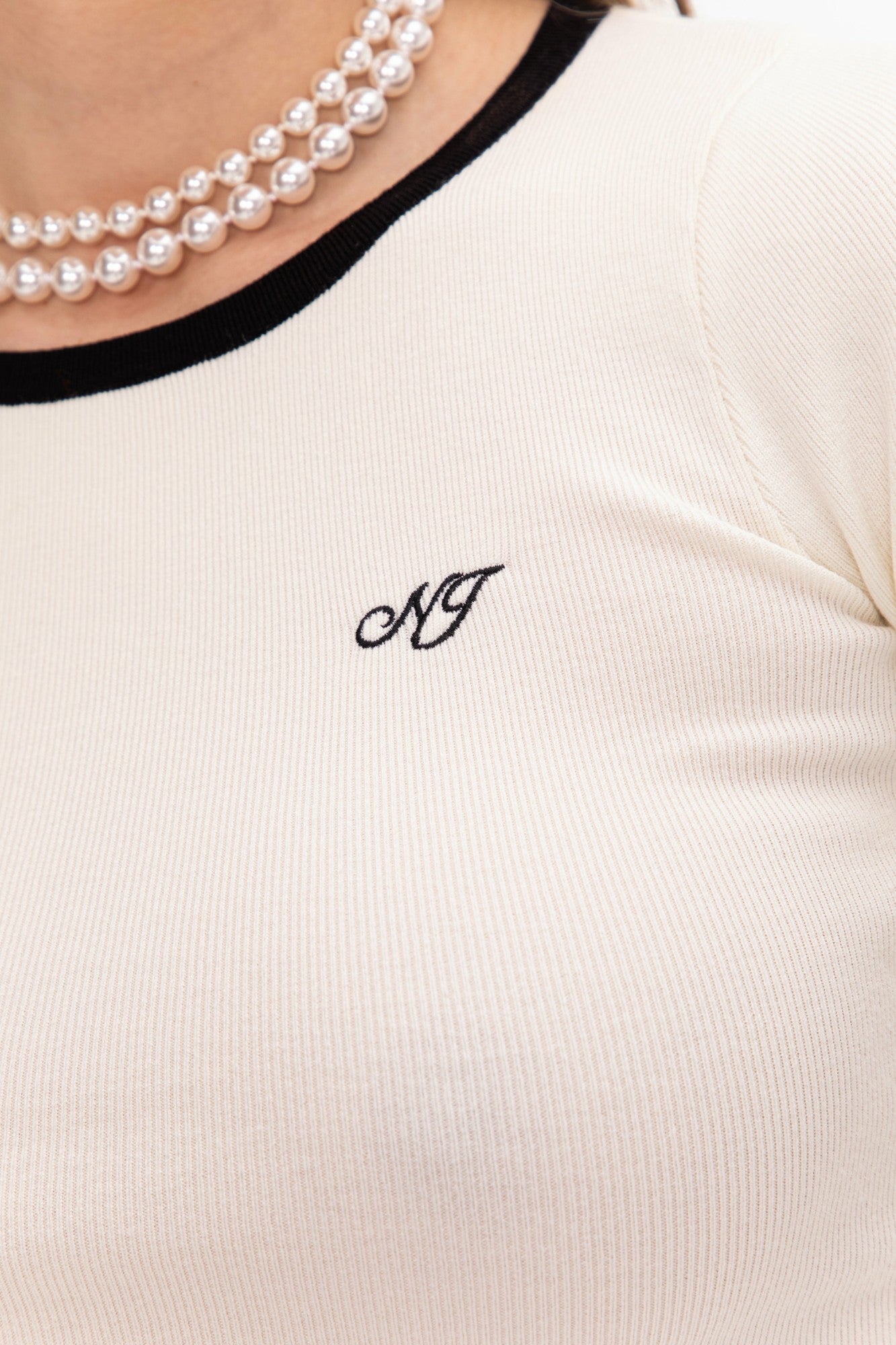 Luna Top: White Knit Top for Country Club Brunch | Nana Jacqueline