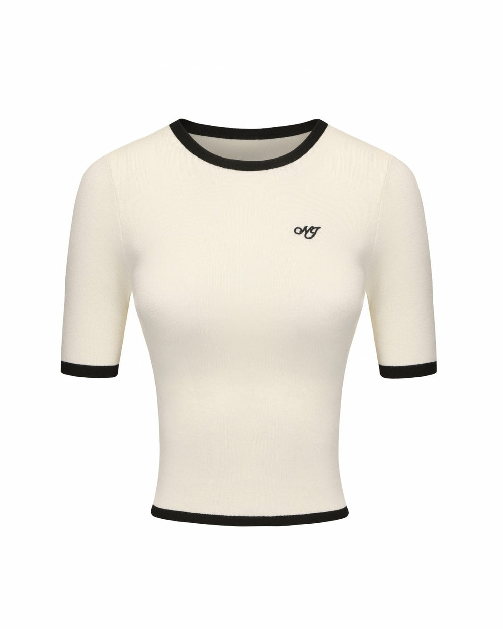 Luna Top: White Knit Top for Country Club Brunch | Nana Jacqueline