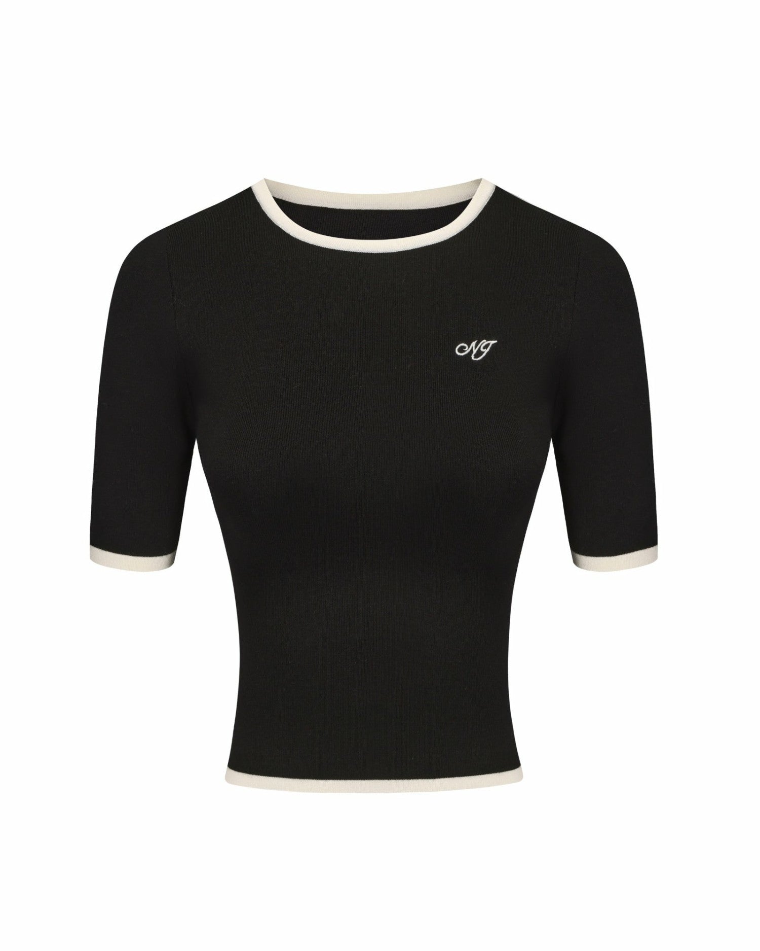Luna Top: Black Knit Top for Brunch | Nana Jacqueline