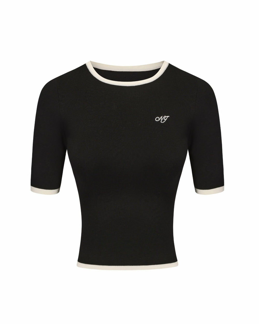 Luna Top: Black Knit Top for Brunch | Nana Jacqueline