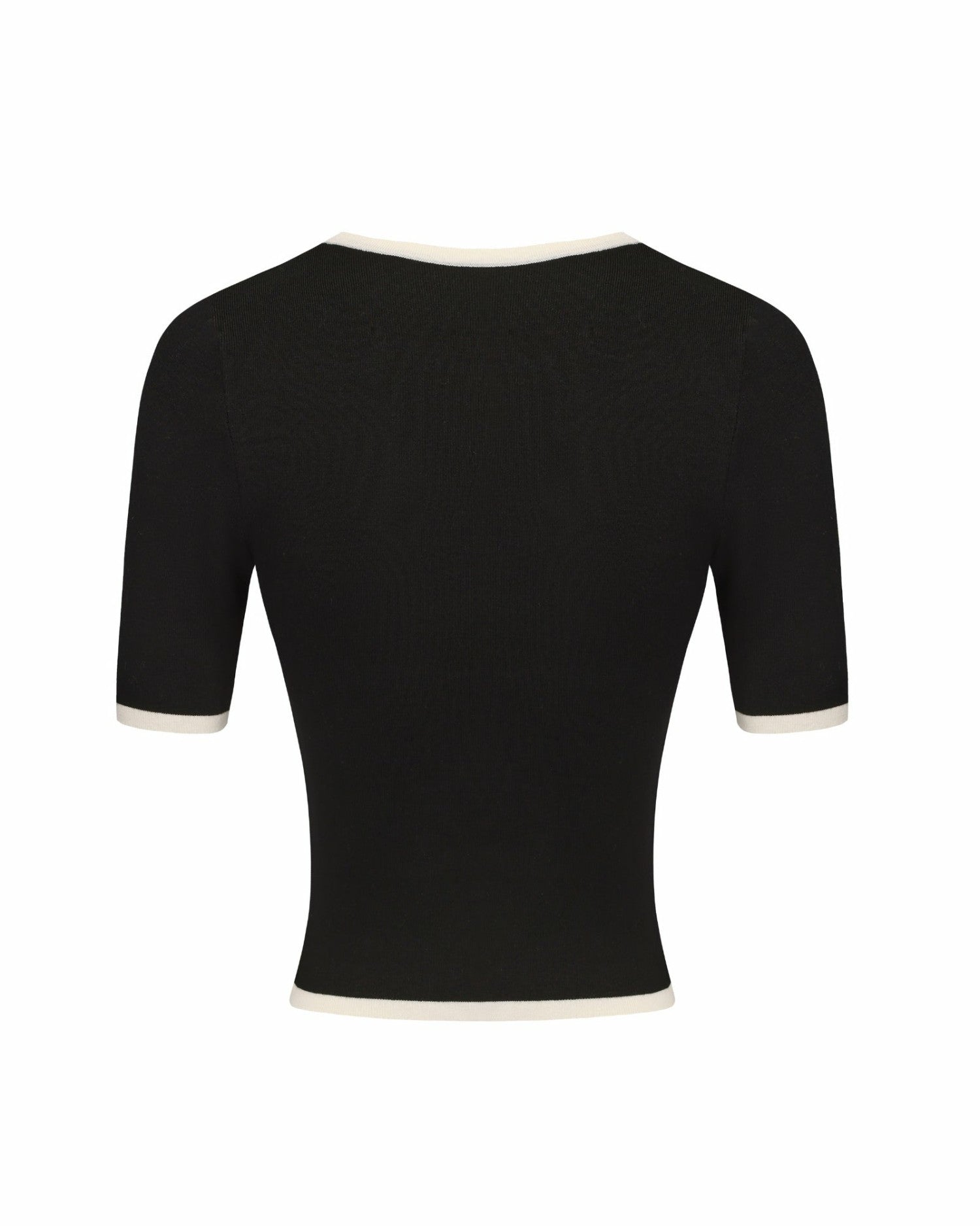 Luna Top: Black Knit Top for Brunch | Nana Jacqueline