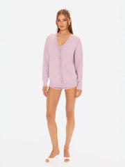 Carrie Cardigan: Purple Cardigan for Resort Brunch | Nana Jacqueline