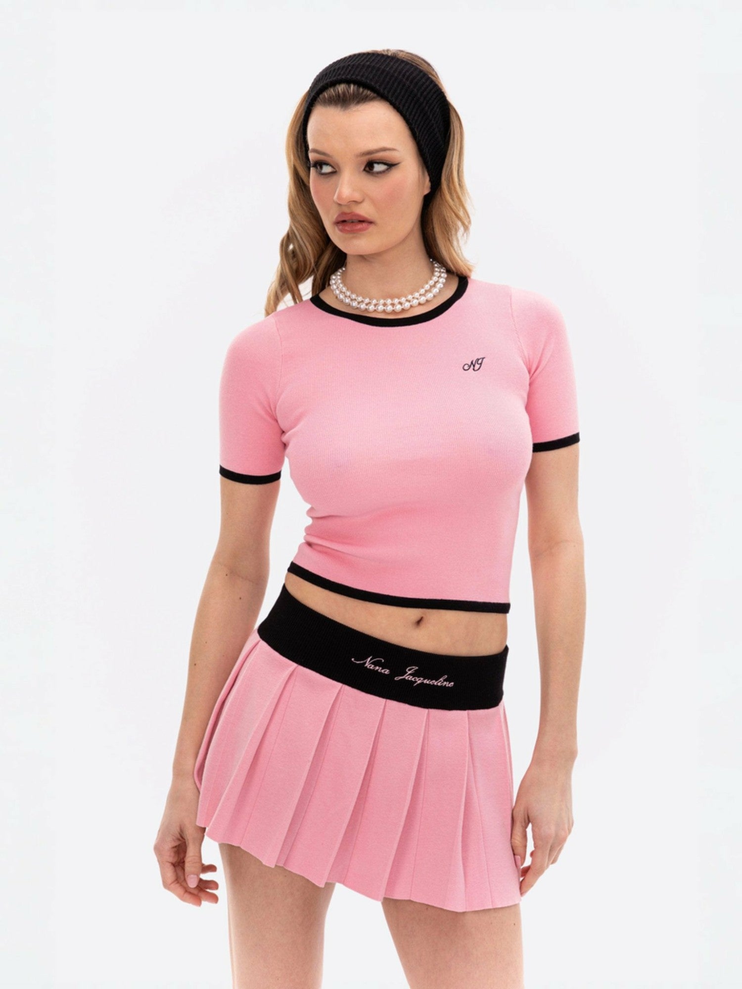 Luna Top: Pink Knit Top for Brunch | Nana Jacqueline