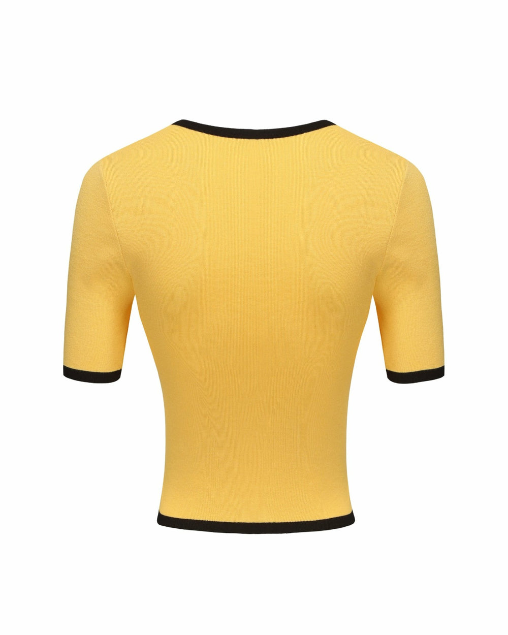 Luna Top: Yellow Knit Top for Country Club Brunch | Nana Jacqueline
