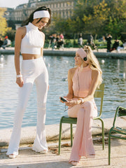 Janelle Knit Top: White Knit Top for Country Club Brunch | Nana Jacqueline