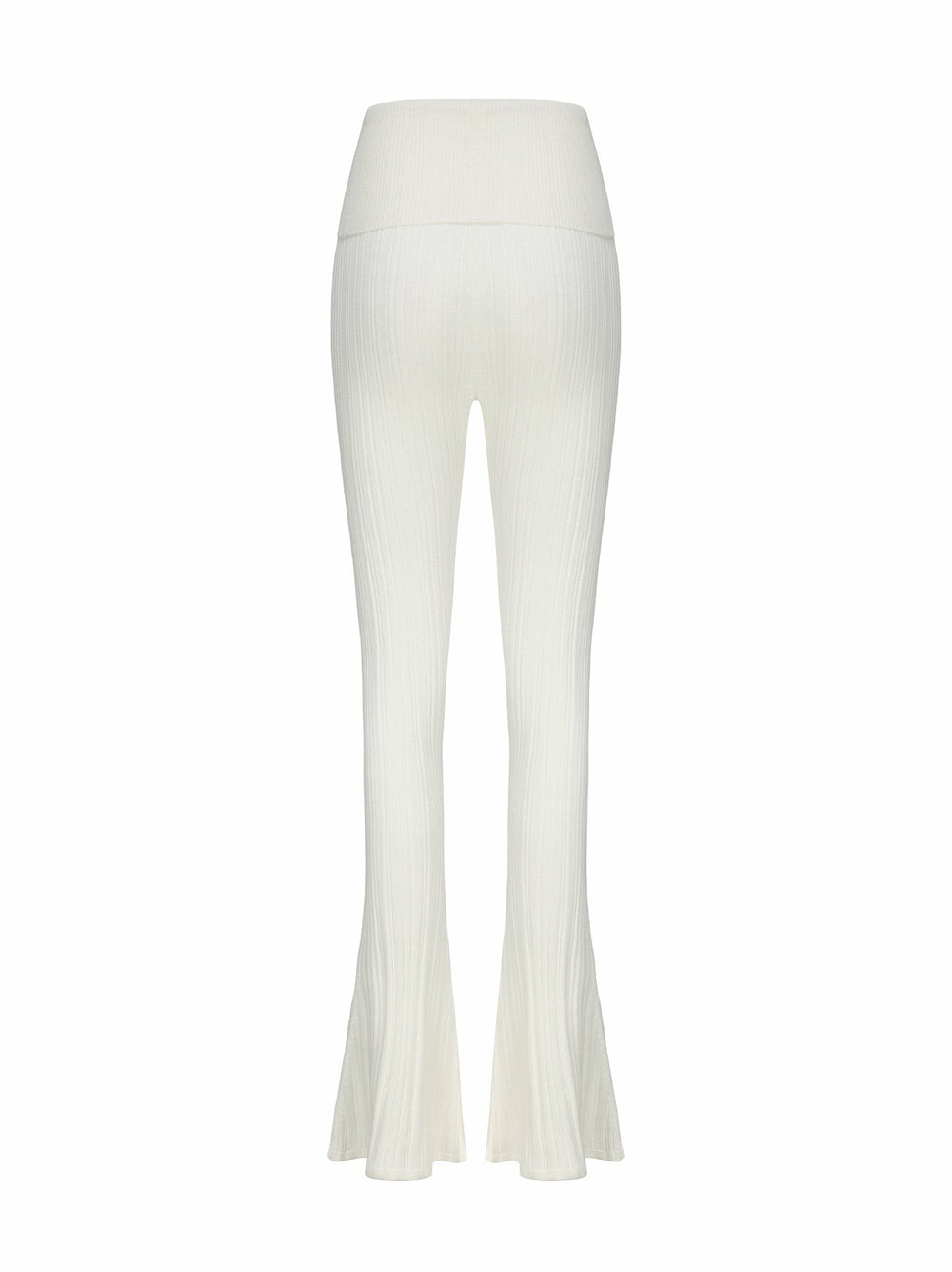 Janelle Knit Pants: White Knit Pants for Resort Brunch | Nana Jacqueline