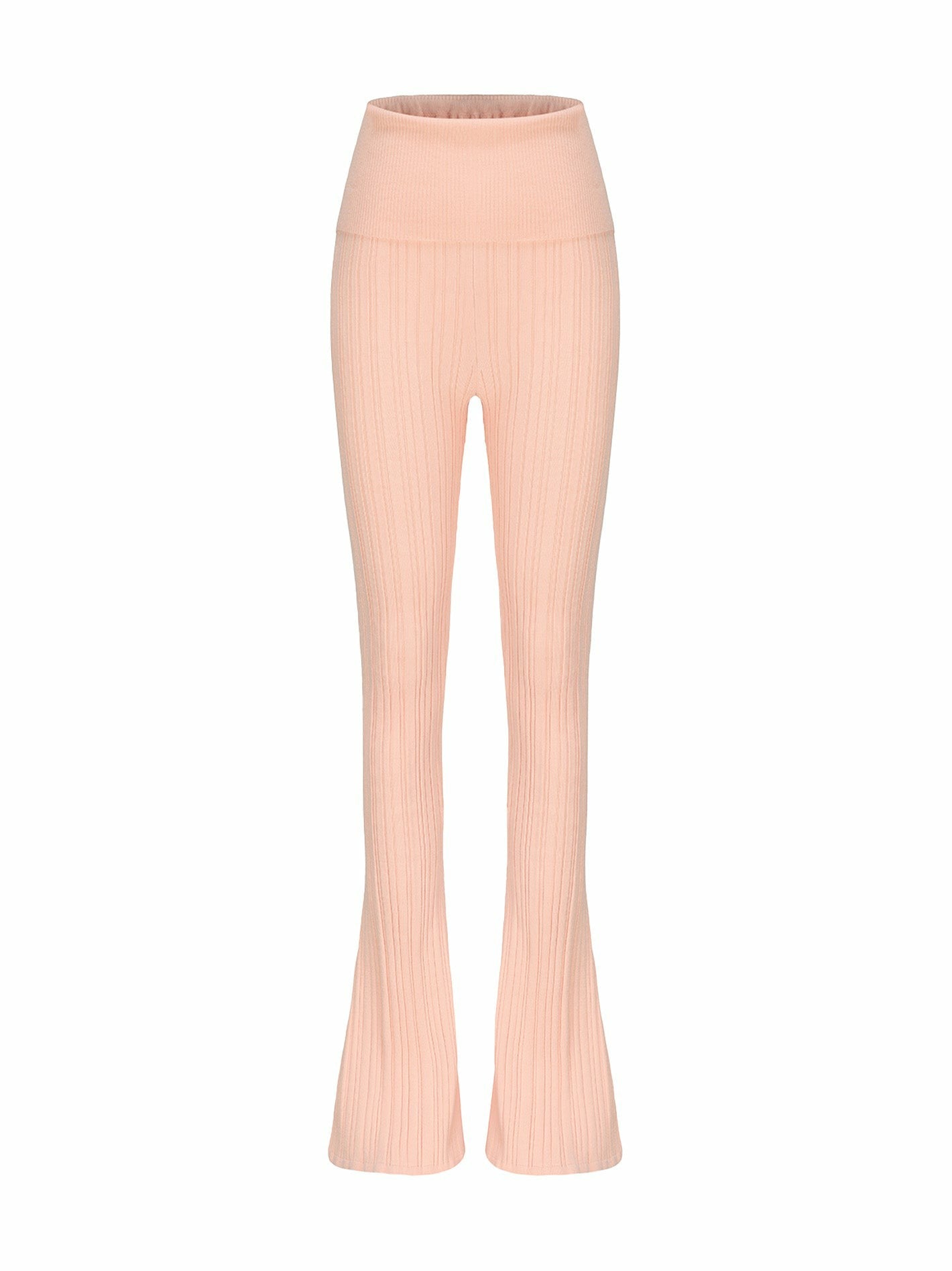 Janelle Knit Pants: Peach Knit Pants for Resort Brunch | Nana Jacqueline