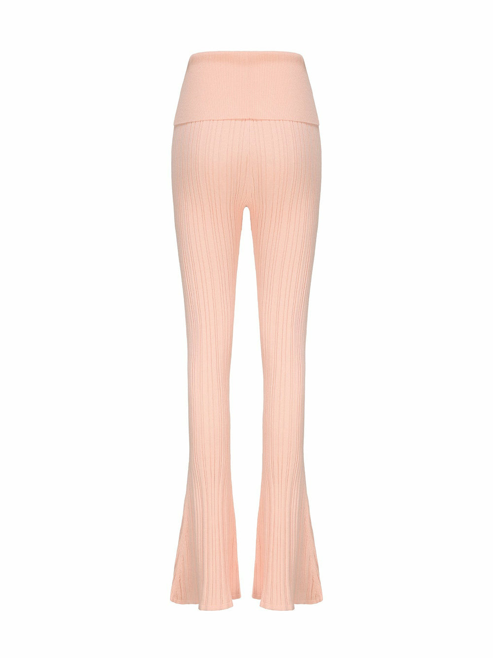 Janelle Knit Pants: Peach Knit Pants for Resort Brunch | Nana Jacqueline