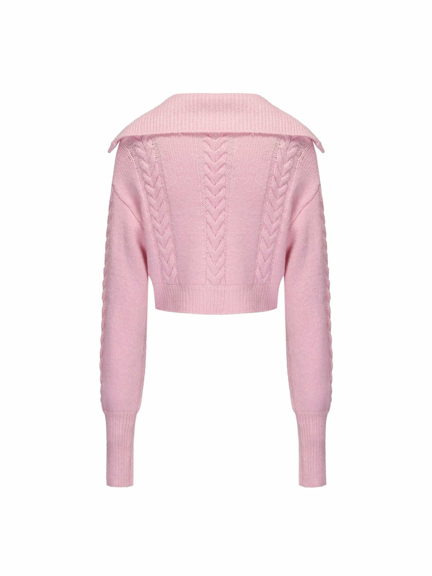 Addison Coat + Scarf Set: Pink Knit Set for Resort Brunch | Nana Jacqueline