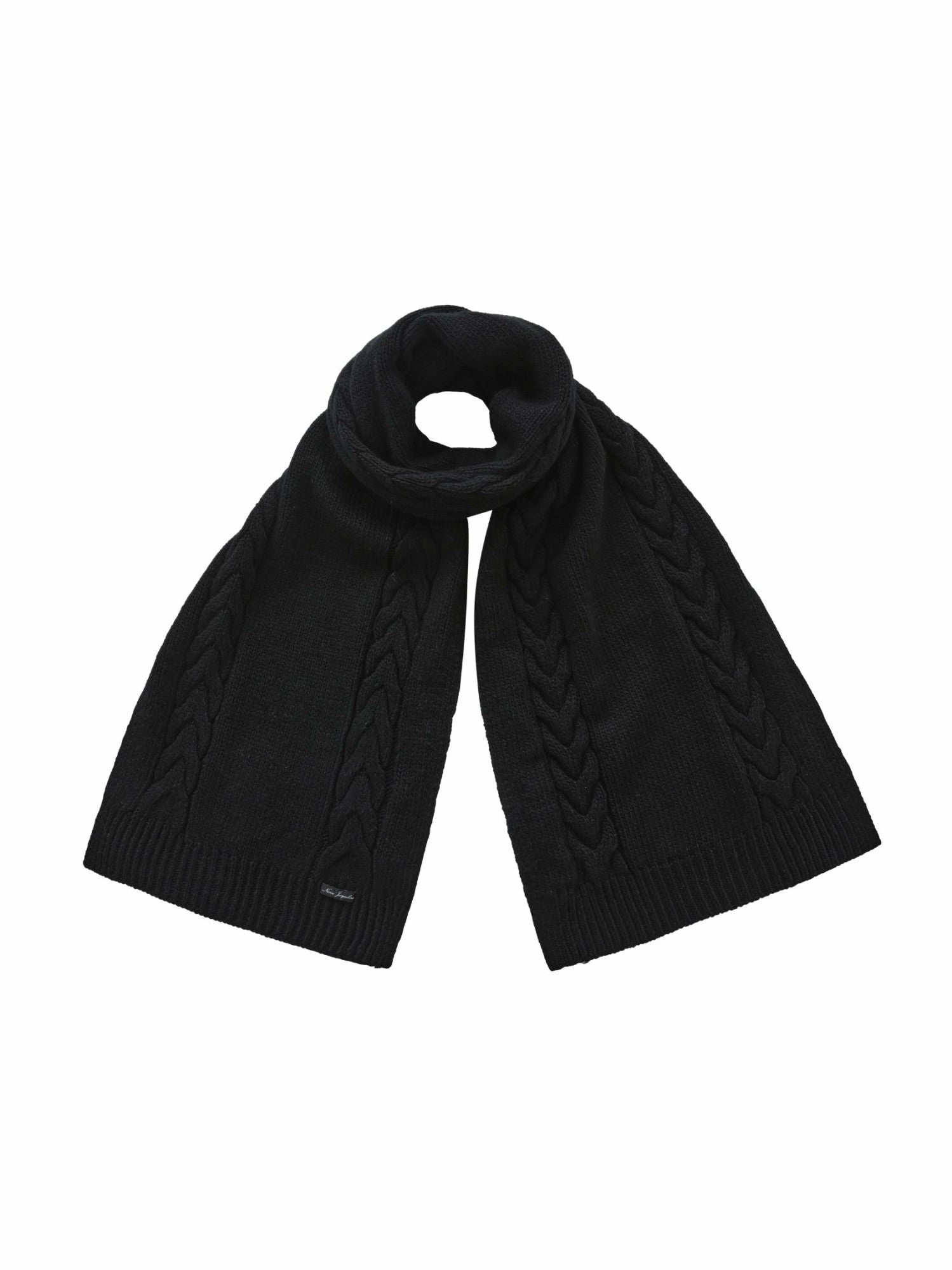 Addison Coat + Scarf Set: Black Knit Set for Date Night | Nana Jacqueline
