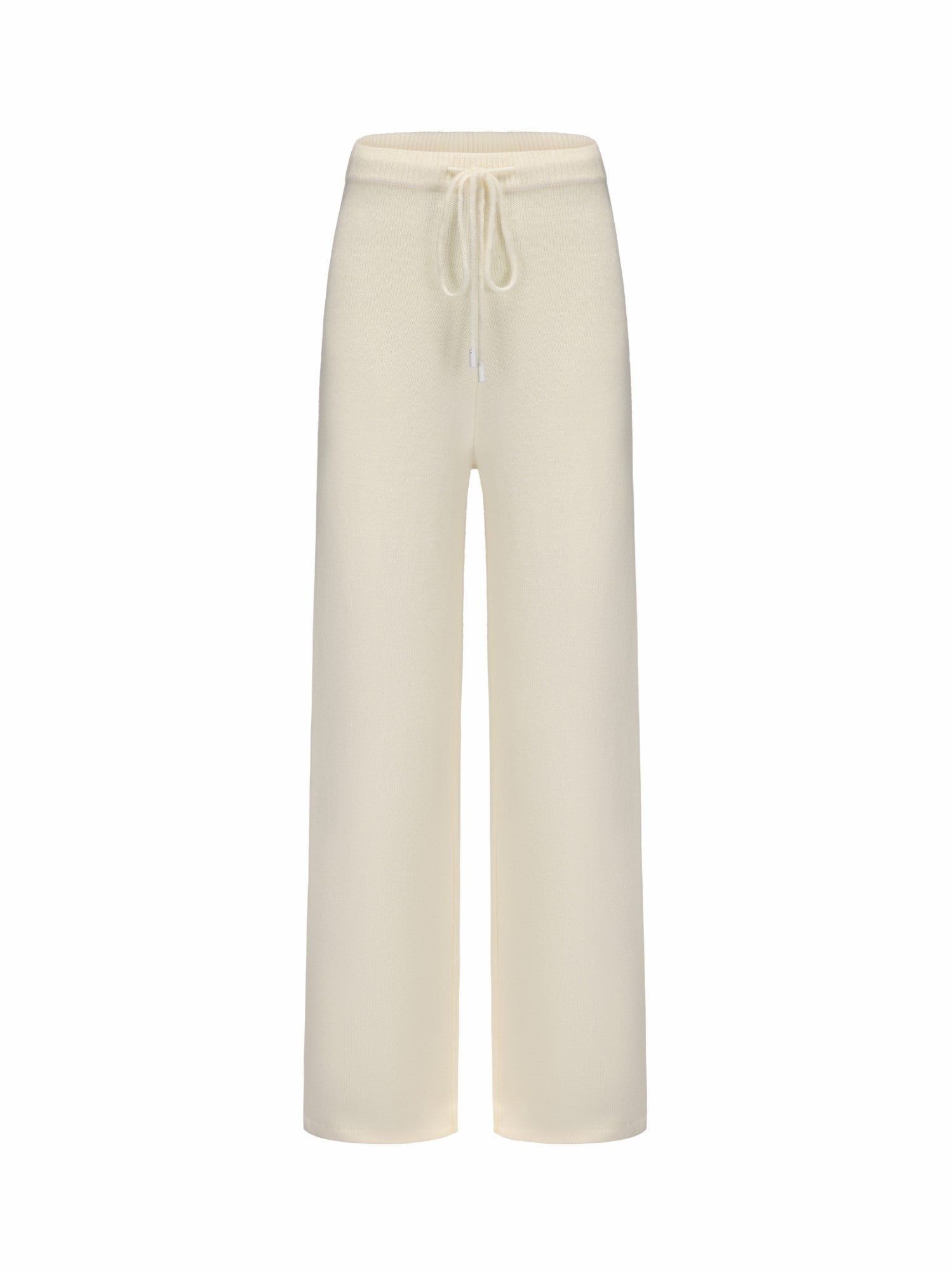 Addison Pants: White Knit Pants for Resort Brunch | Nana Jacqueline