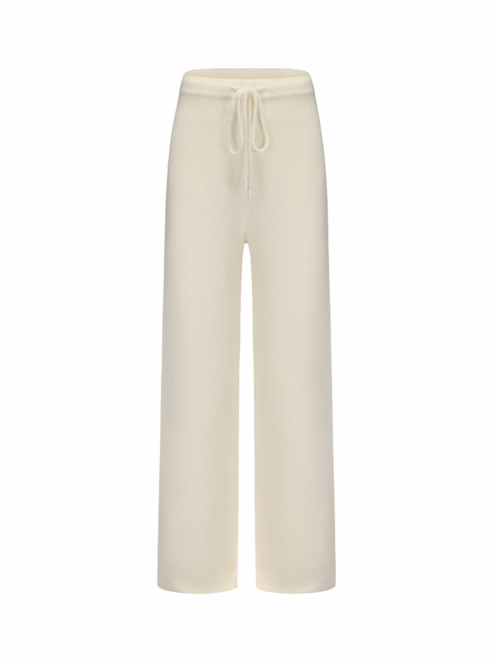 Addison Pants: White Knit Pants for Resort Brunch | Nana Jacqueline