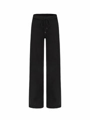 Addison Pants: Black Knit Pants for Resort Outfit | Nana Jacqueline