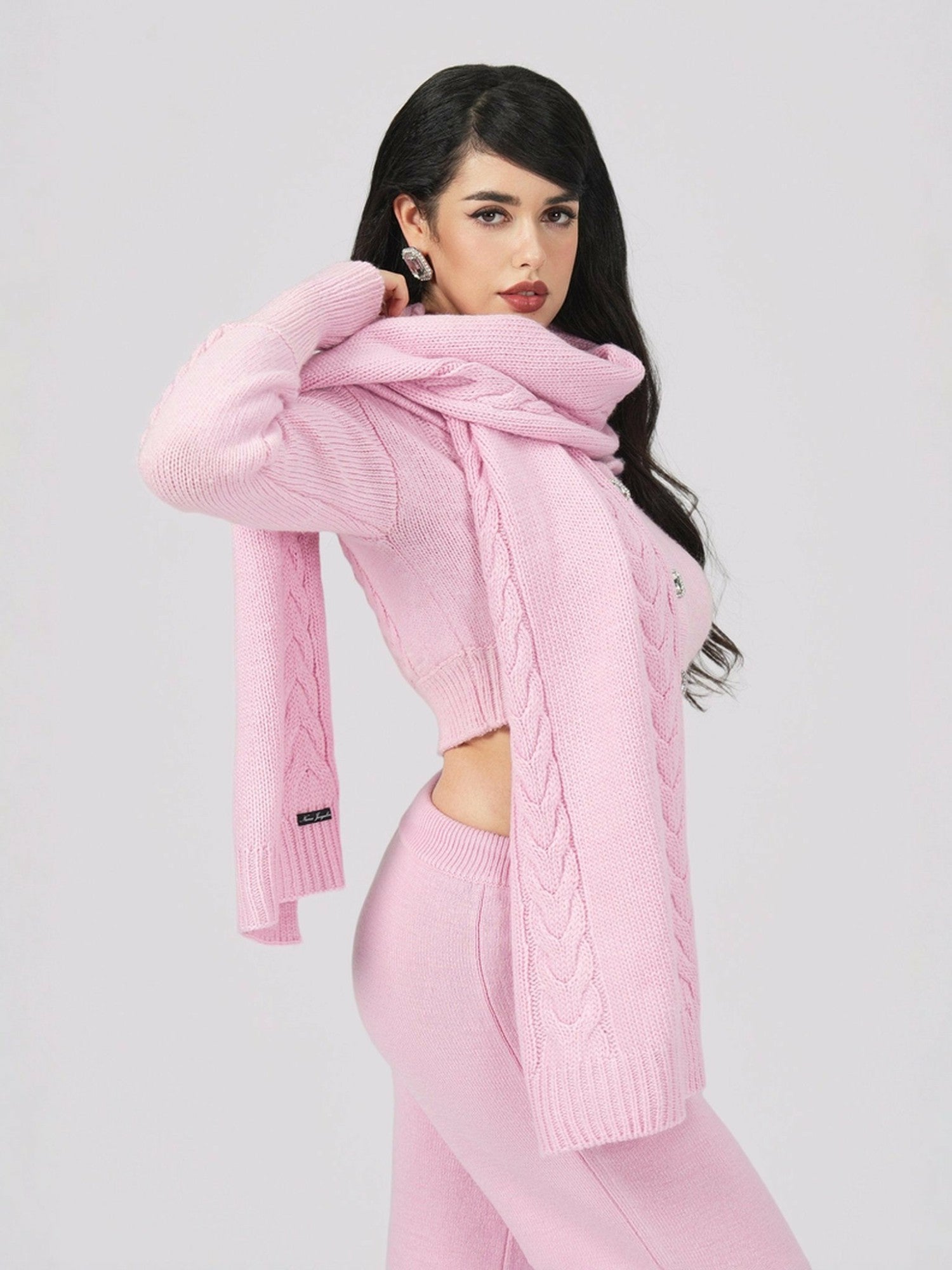 Addison Pants: Pink Knit Pants for Resort Brunch | Nana Jacqueline