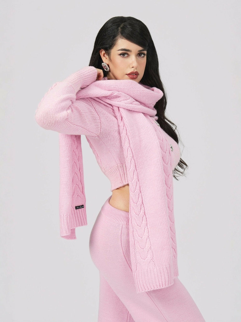 Addison Pants: Pink Knit Pants for Resort Brunch | Nana Jacqueline
