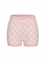 Penelope Shorts: Pink Knit Shorts for Resort Brunch | Nana Jacqueline