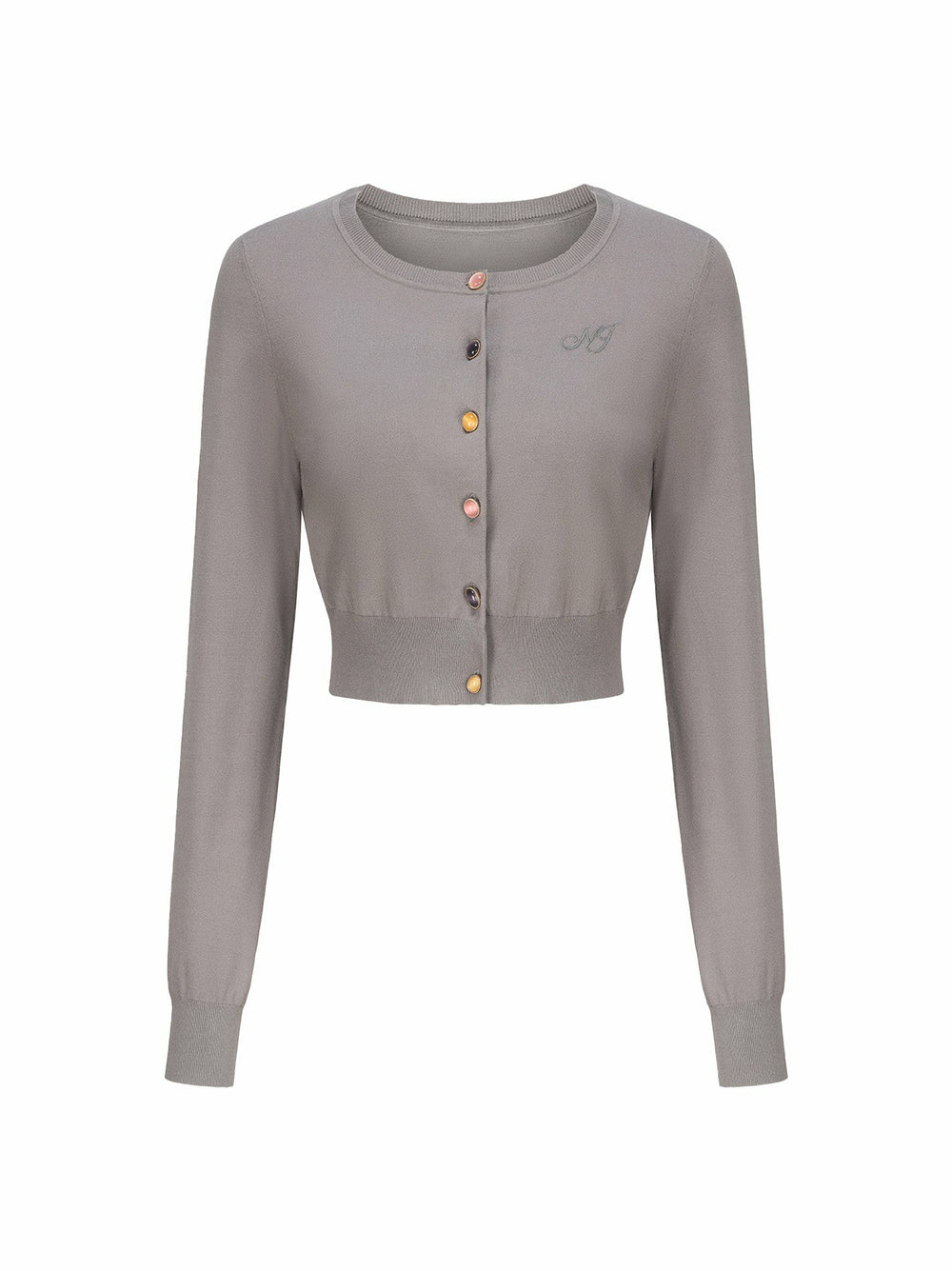 Ashley Cardigan: Grey Cardigan for Brunch | Nana Jacqueline
