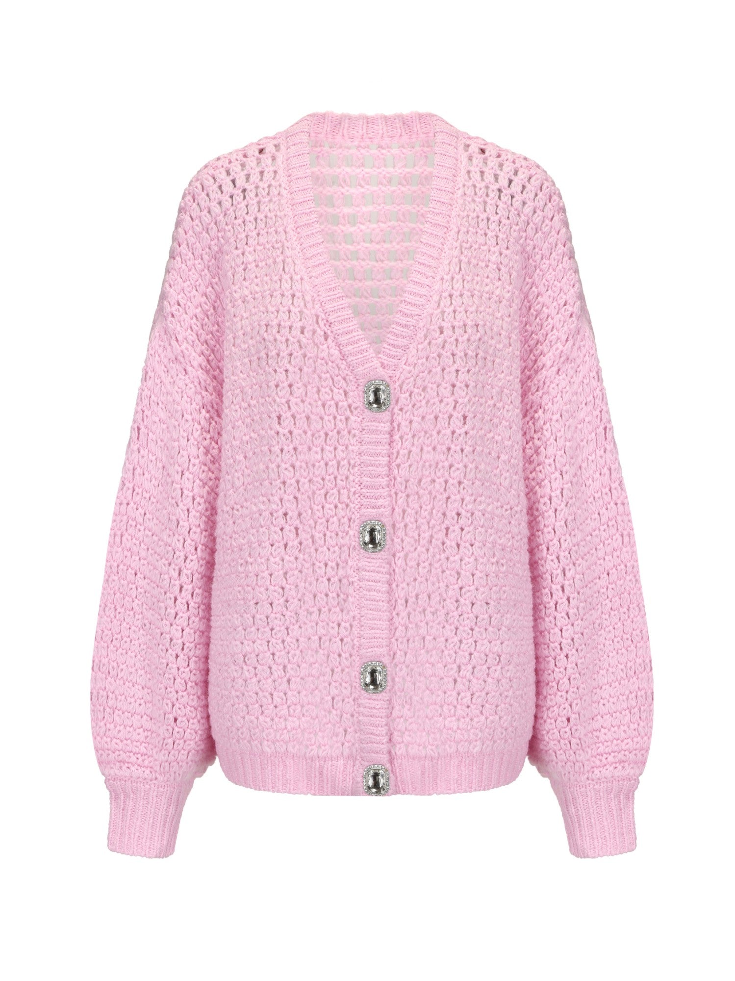 Alexis Cardigan + Scarf Set: Pink Knit Set for Resort Brunch | Nana Jacqueline