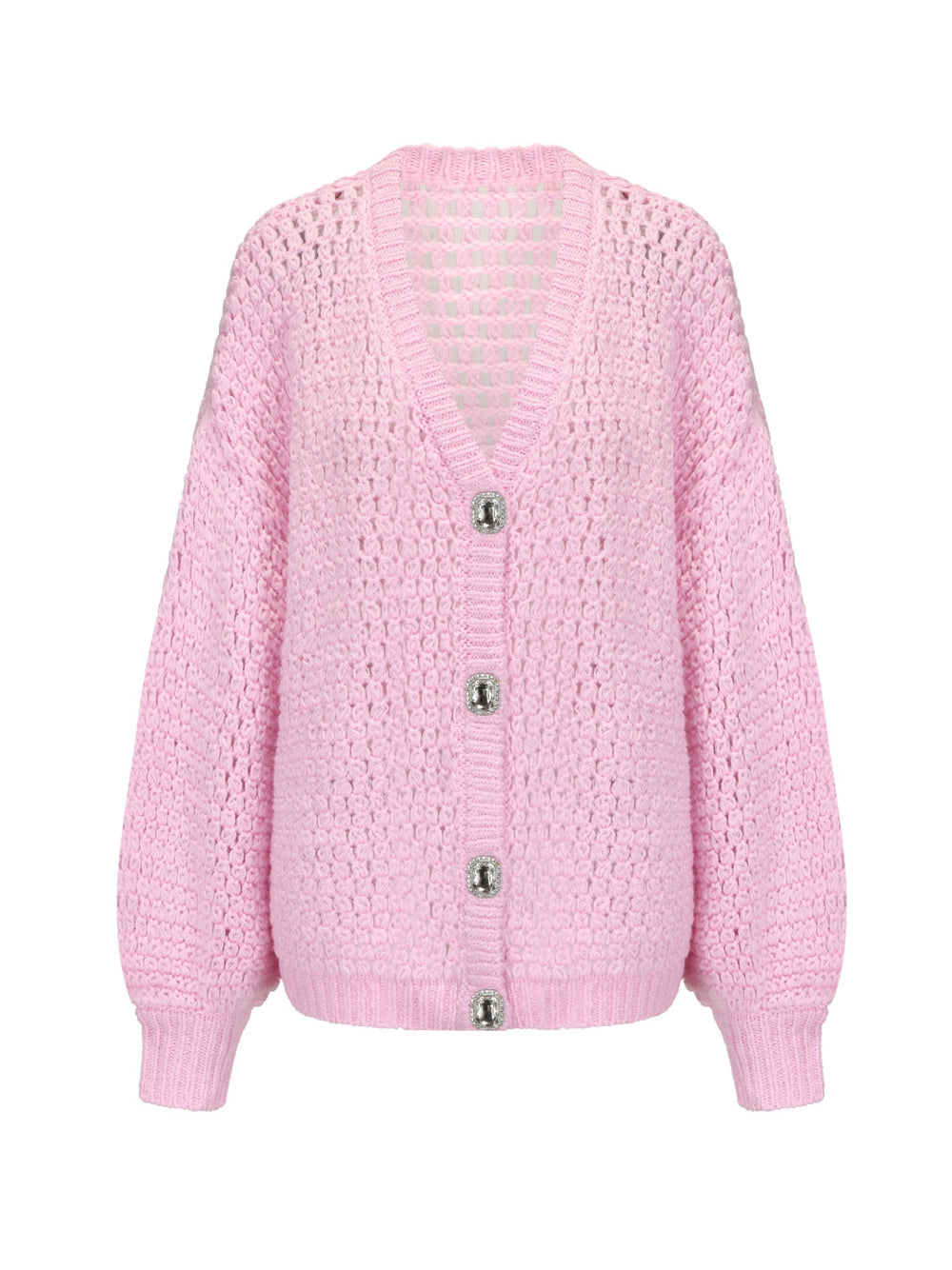 Alexis Cardigan + Scarf Set: Pink Knit Set for Resort Brunch | Nana Jacqueline