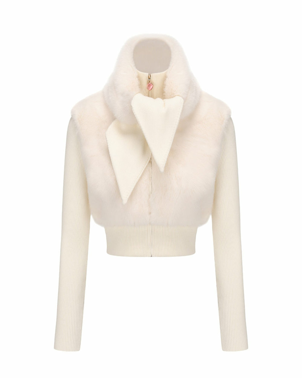 Hailey Knit Jacket: White Knit Jacket for Resort Brunch | Nana Jacqueline