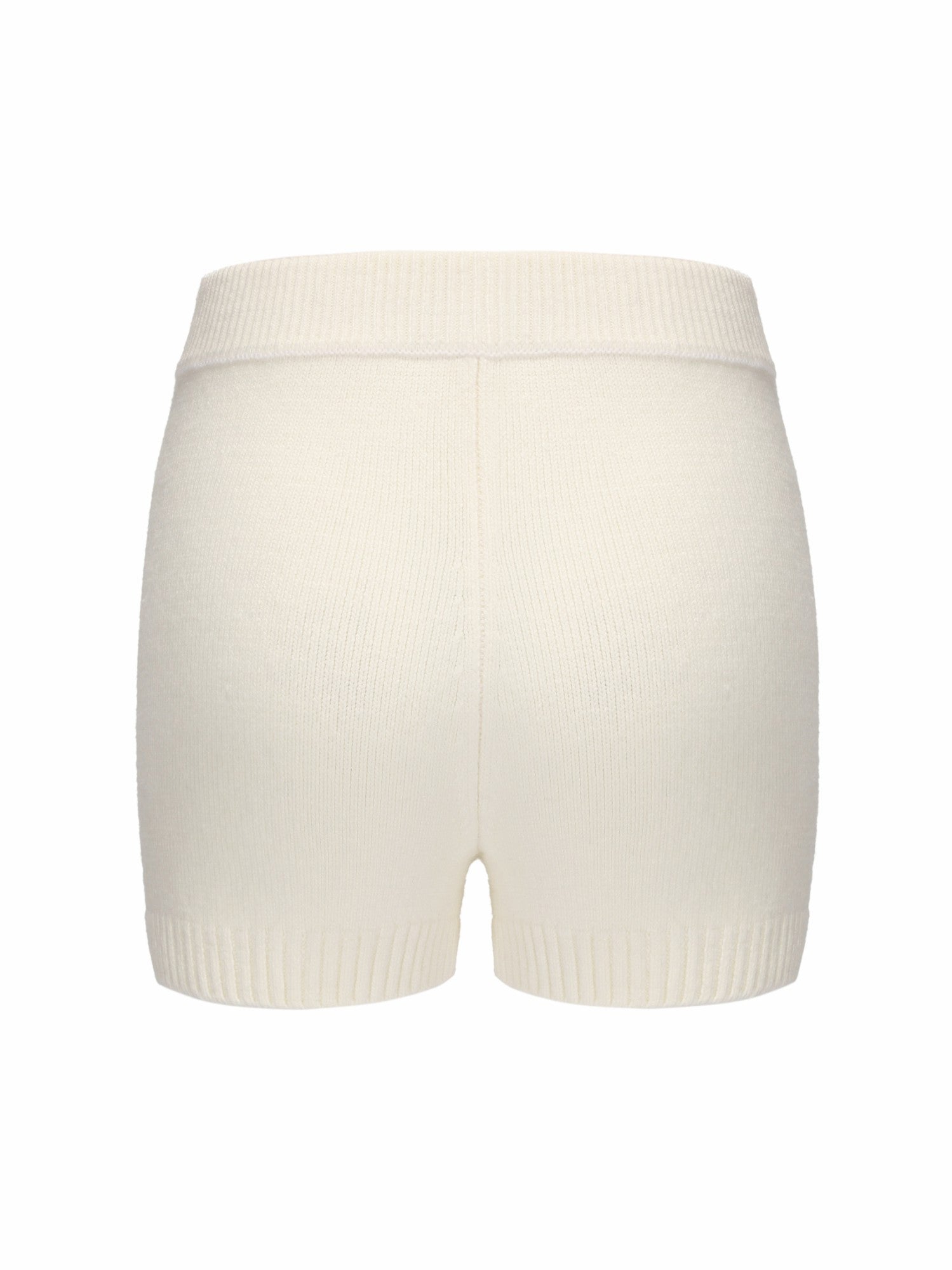 Alexis Shorts: White Knit Shorts for Resort Brunch | Nana Jacqueline