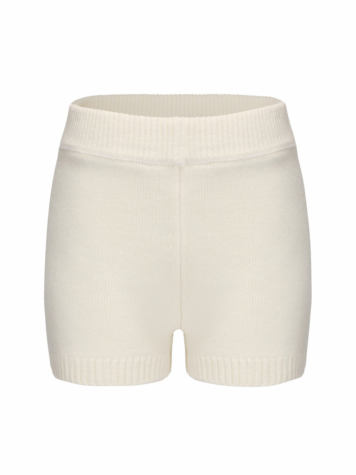 Alexis Shorts: White Knit Shorts for Resort Brunch | Nana Jacqueline