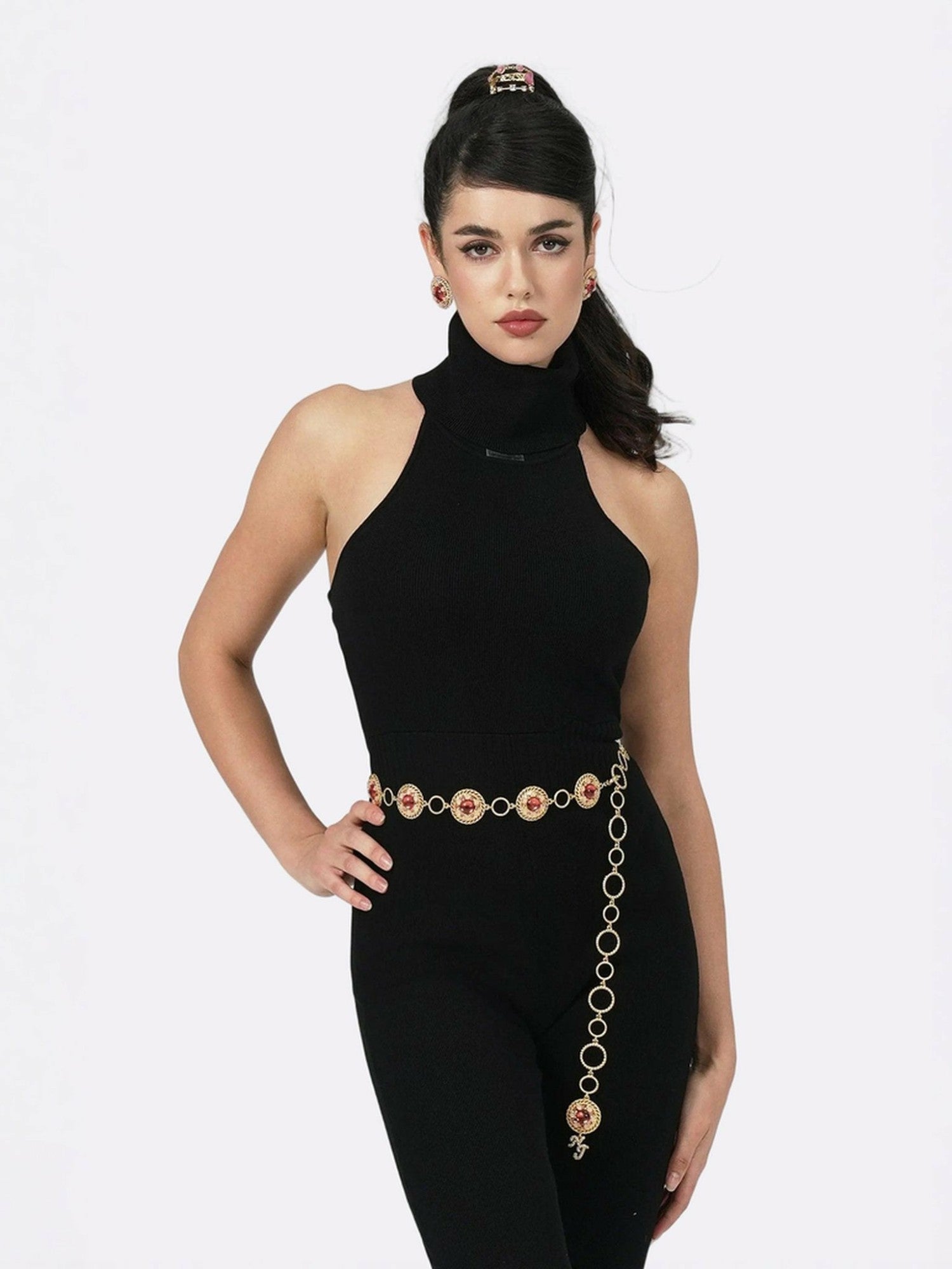 Gwen Jumpsuit: Black Jumpsuit for Cocktail Party | Nana Jacqueline