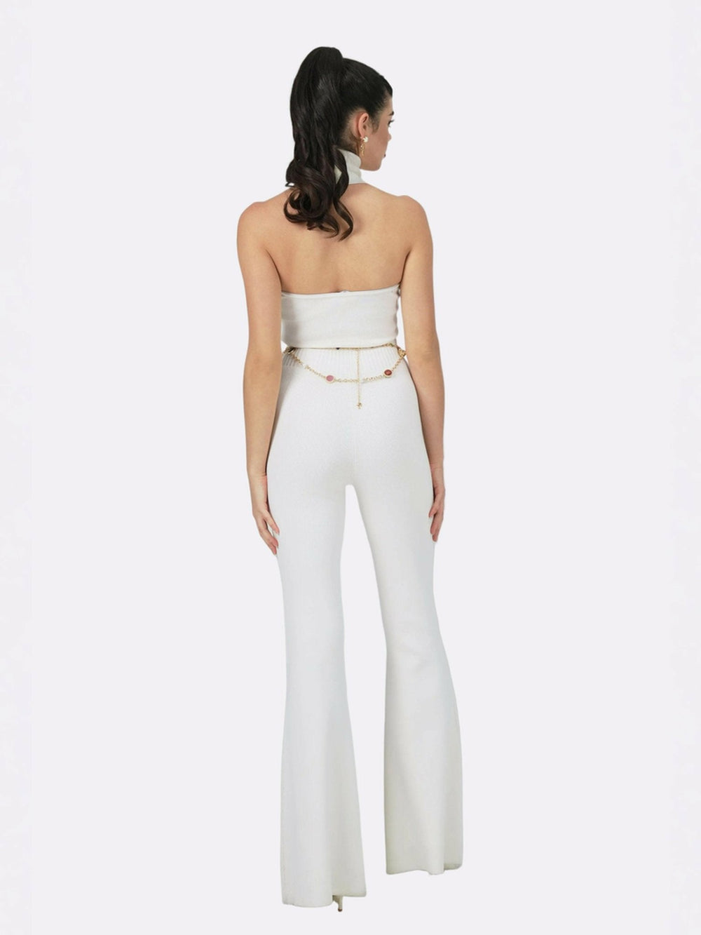 Gwen Jumpsuit: White Jumpsuit for Engagement Party | Nana Jacqueline