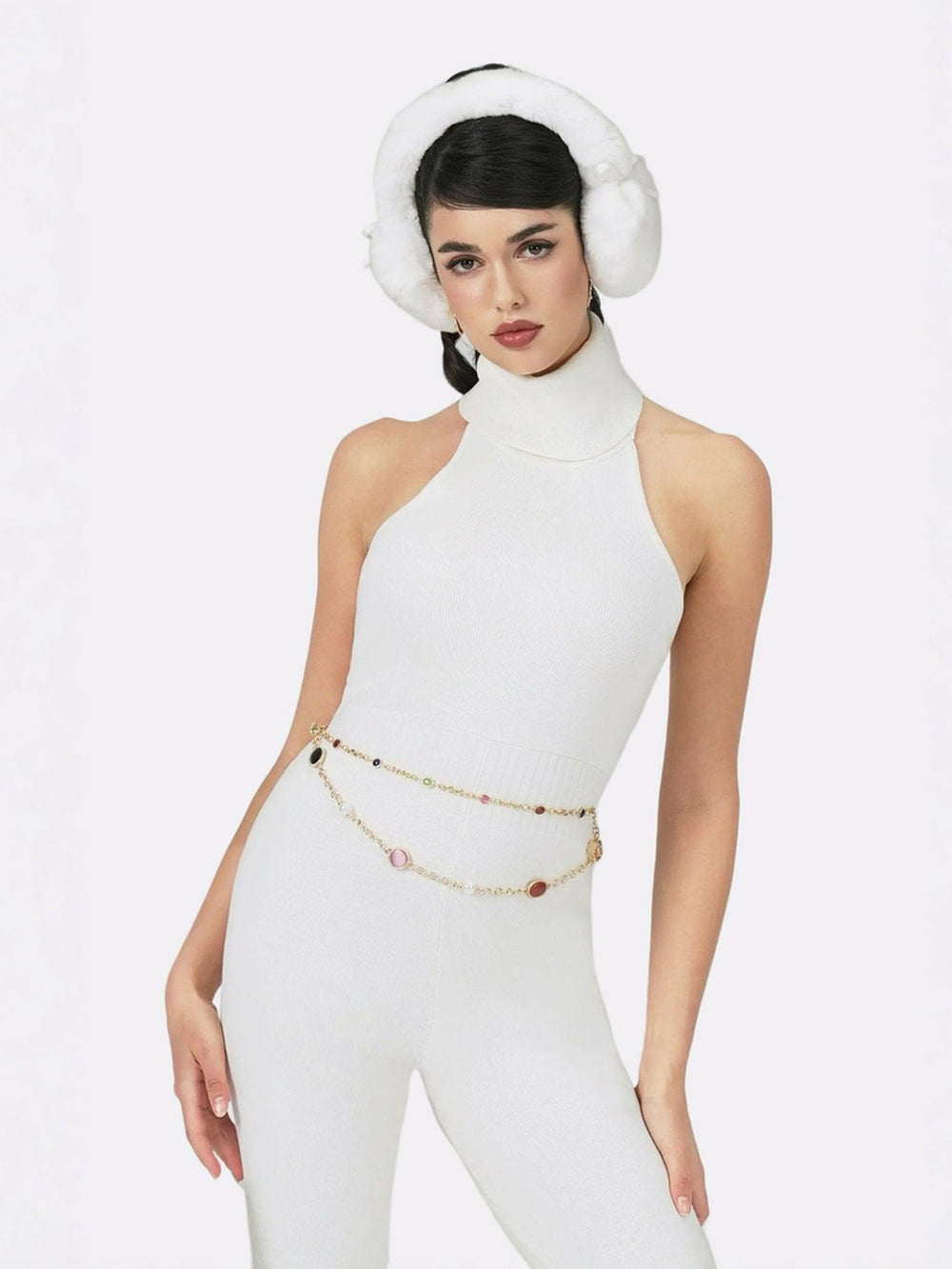 Gwen Jumpsuit: White Jumpsuit for Engagement Party | Nana Jacqueline
