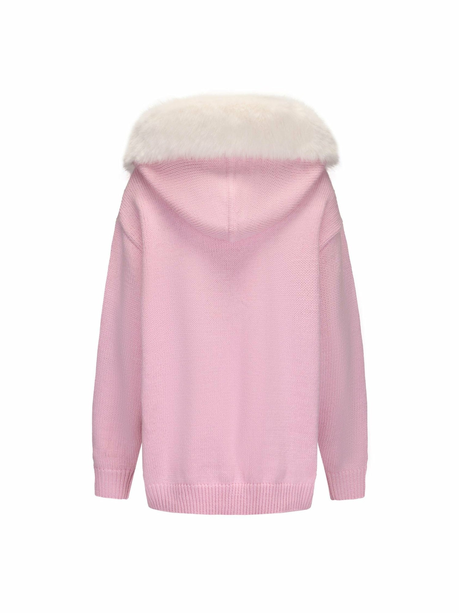 Ava Fur Sweatshirt: Pink Sweatshirt for Ski Trip | Nana Jacqueline