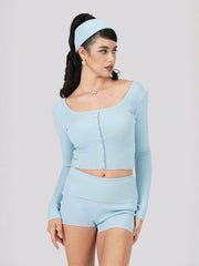 Holly Headband: Blue Headband for Resort Outfit | Nana Jacqueline