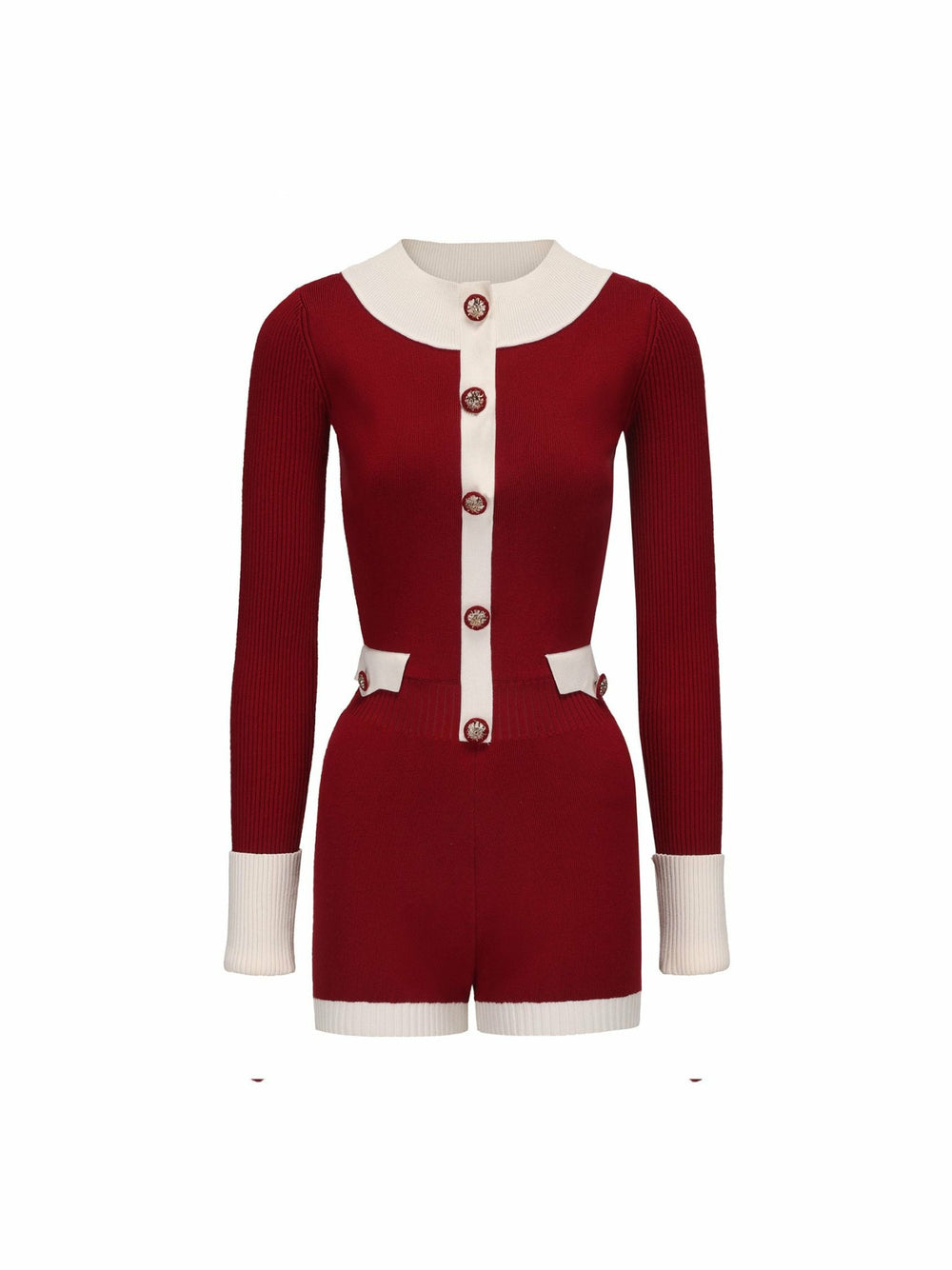 Francesca Jumpsuit: Red Jumpsuit for Holiday Party | Nana Jacqueline