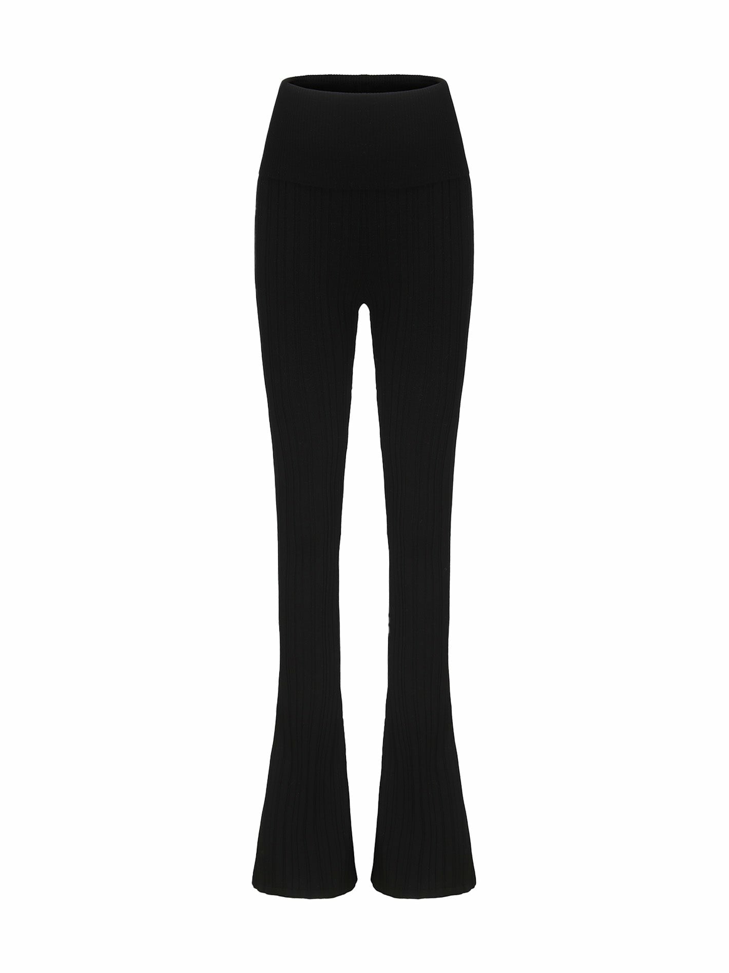 Janelle Knit Pants: Black Knit Pants for Resort Brunch | Nana Jacqueline