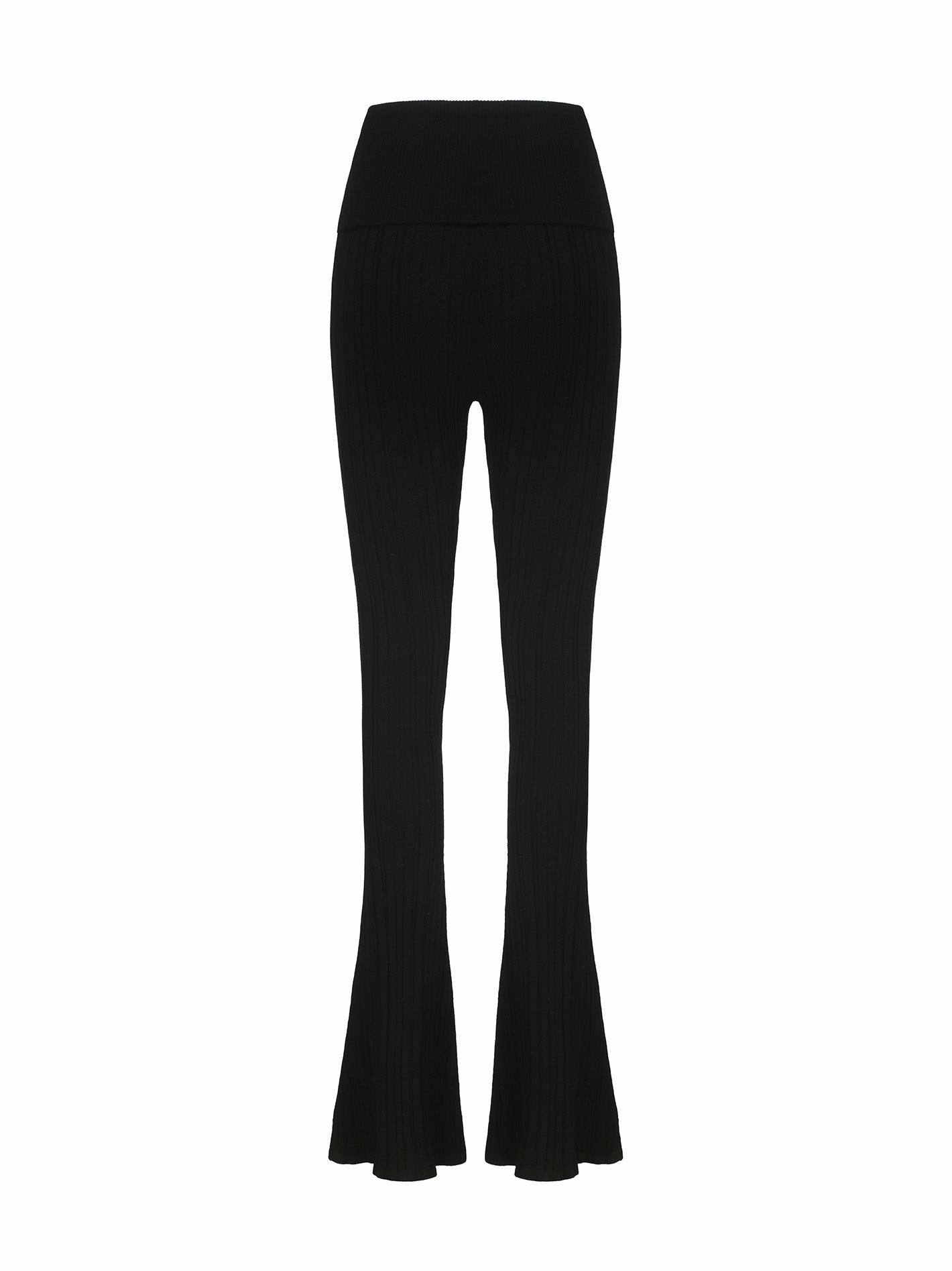 Janelle Knit Pants: Black Knit Pants for Resort Brunch | Nana Jacqueline