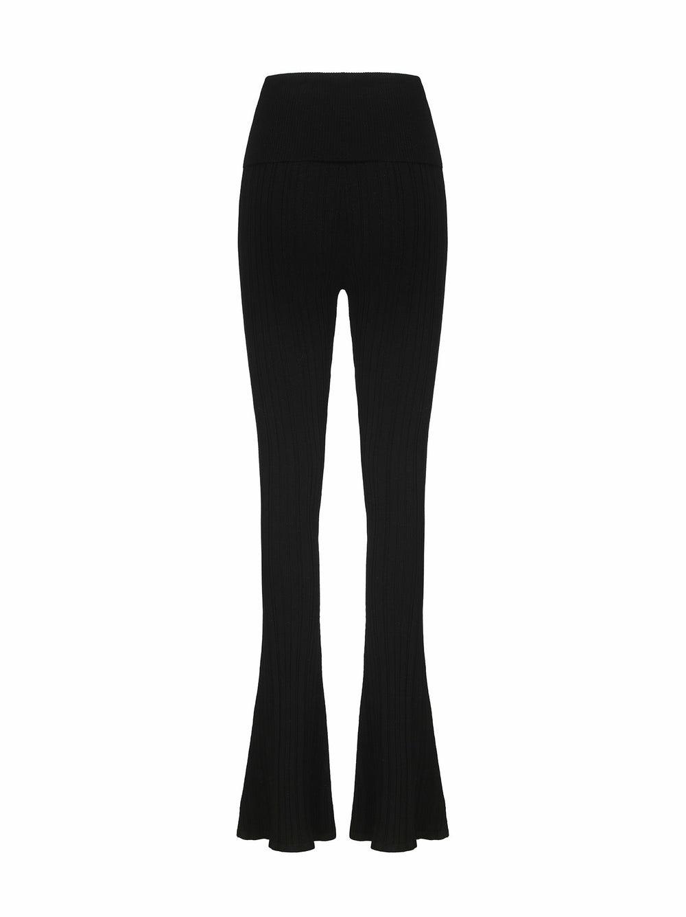Janelle Knit Pants: Black Knit Pants for Resort Brunch | Nana Jacqueline