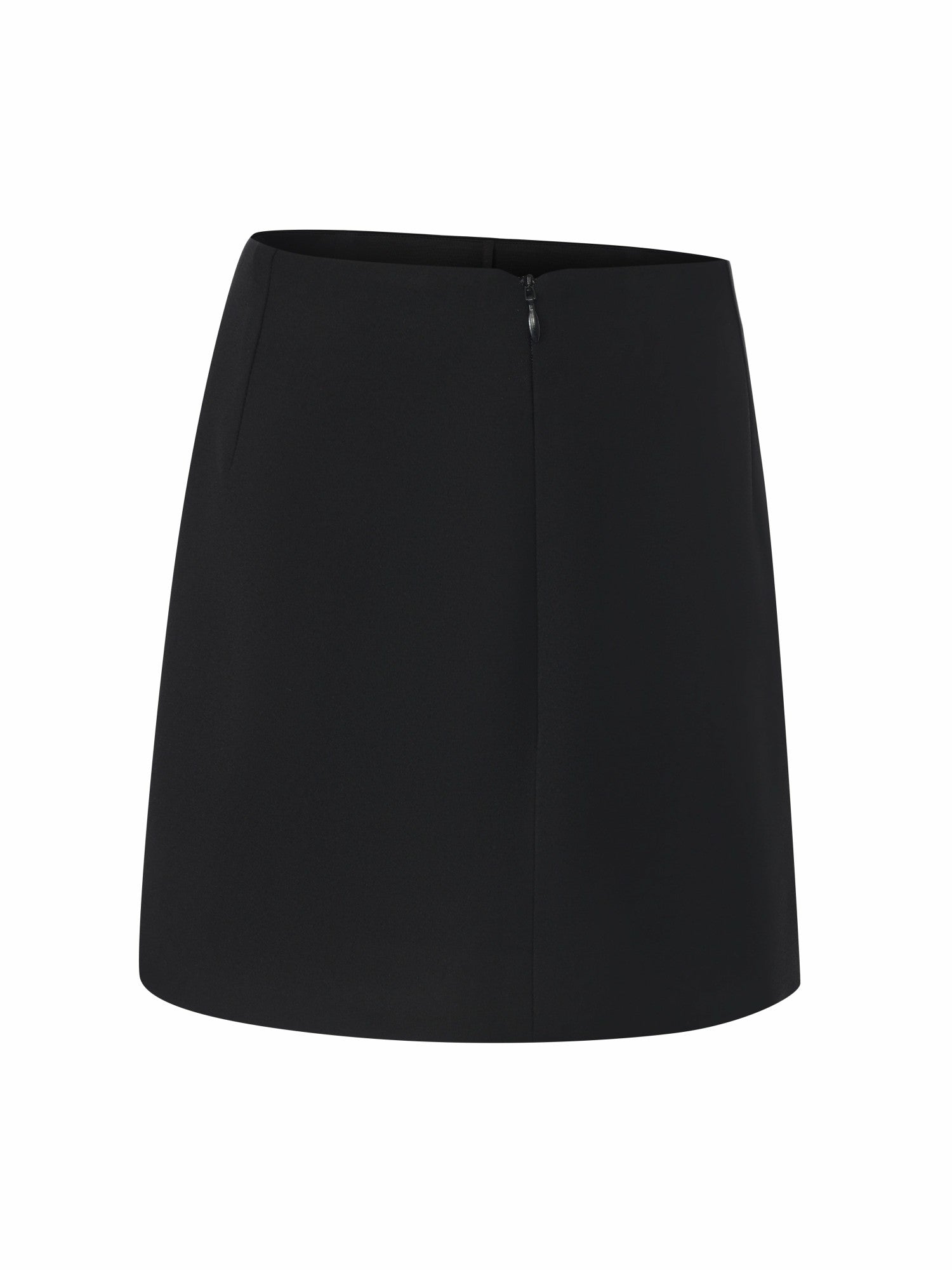 Alina Straight Mini Black Skirt | Nana Jacqueline