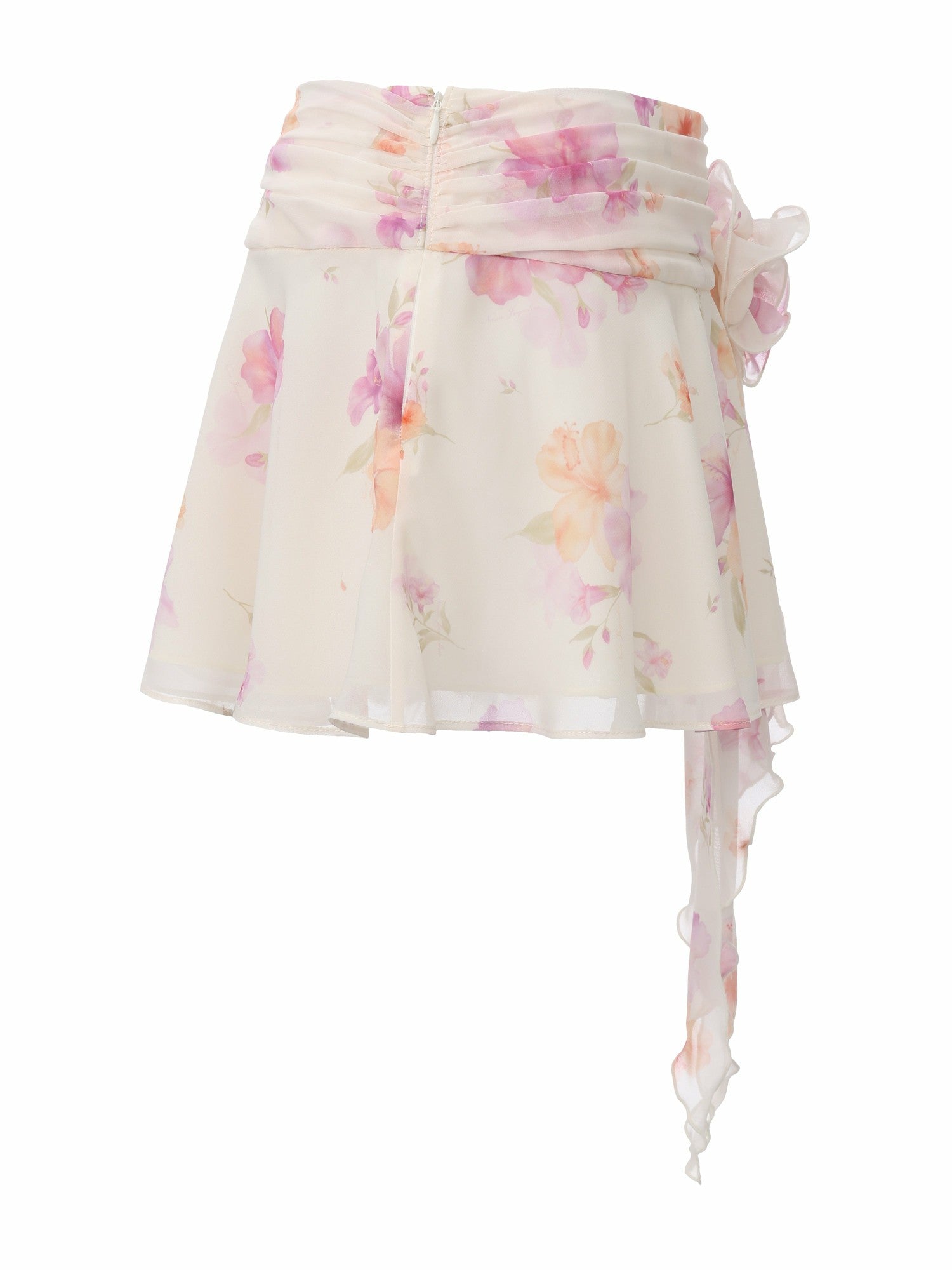 Ophelia Rosette Floral Ivory Skirt | Nana Jacqueline