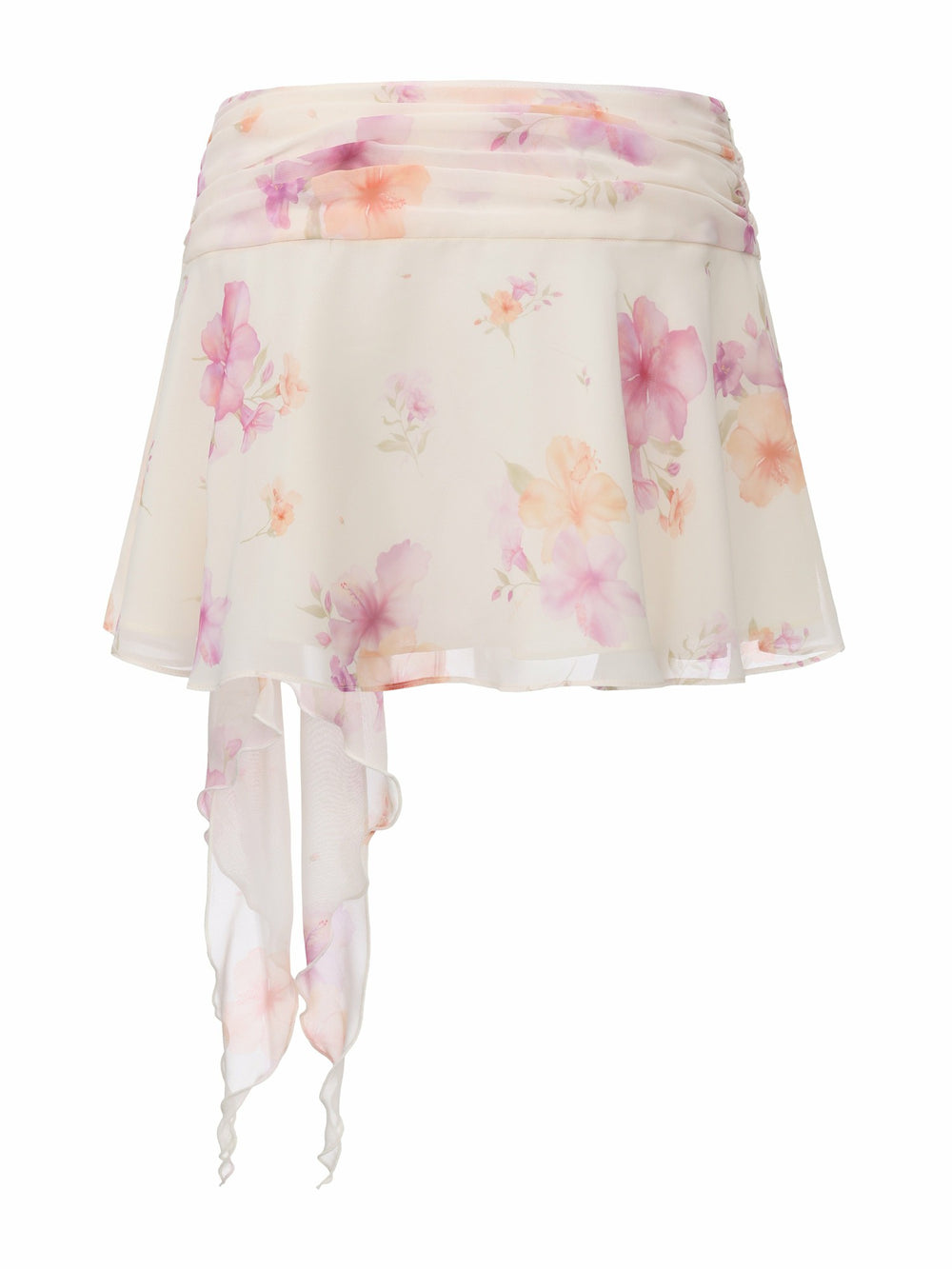 Ophelia Rosette Floral Ivory Skirt | Nana Jacqueline