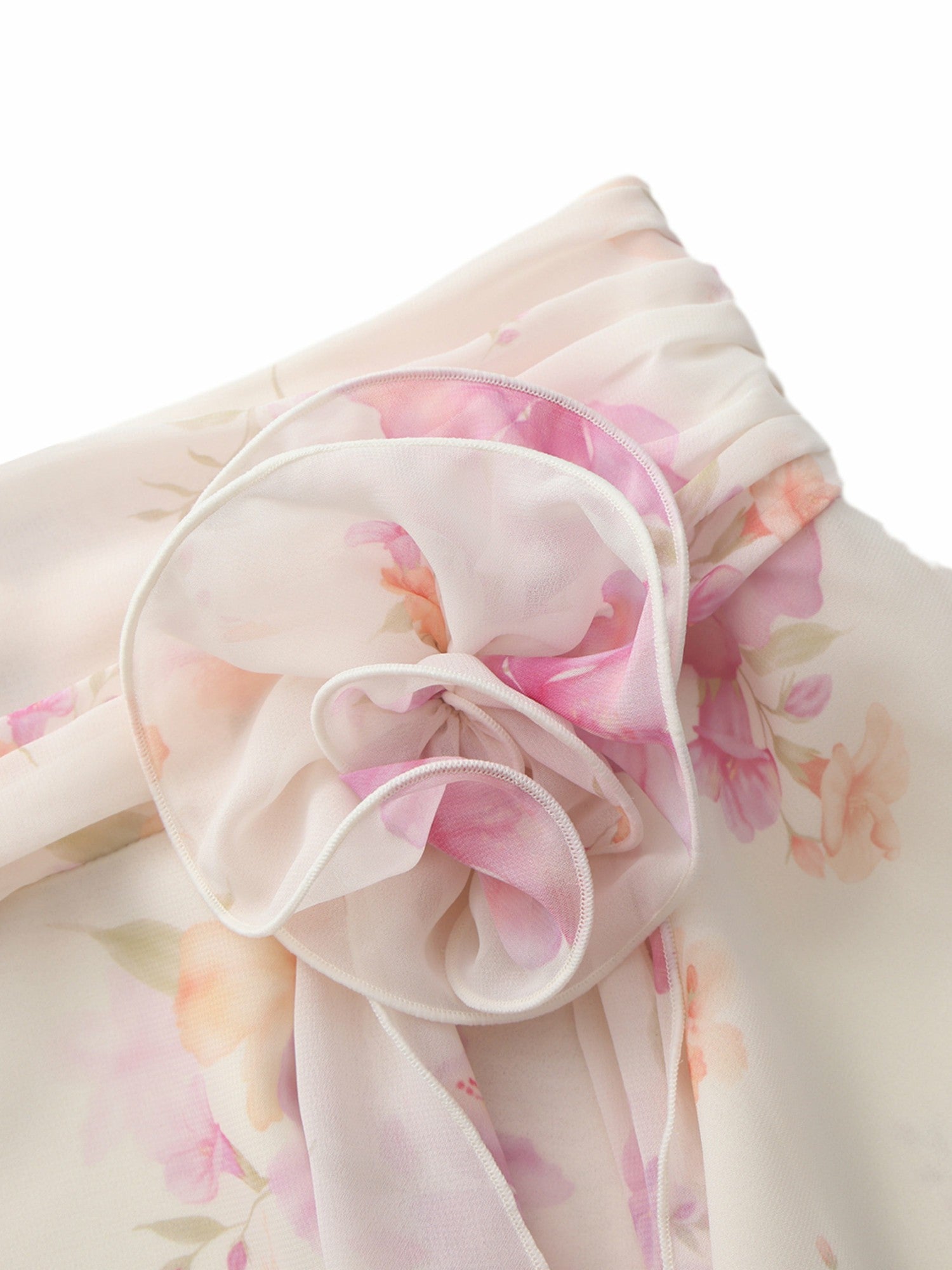 Ophelia Rosette Floral Ivory Skirt | Nana Jacqueline