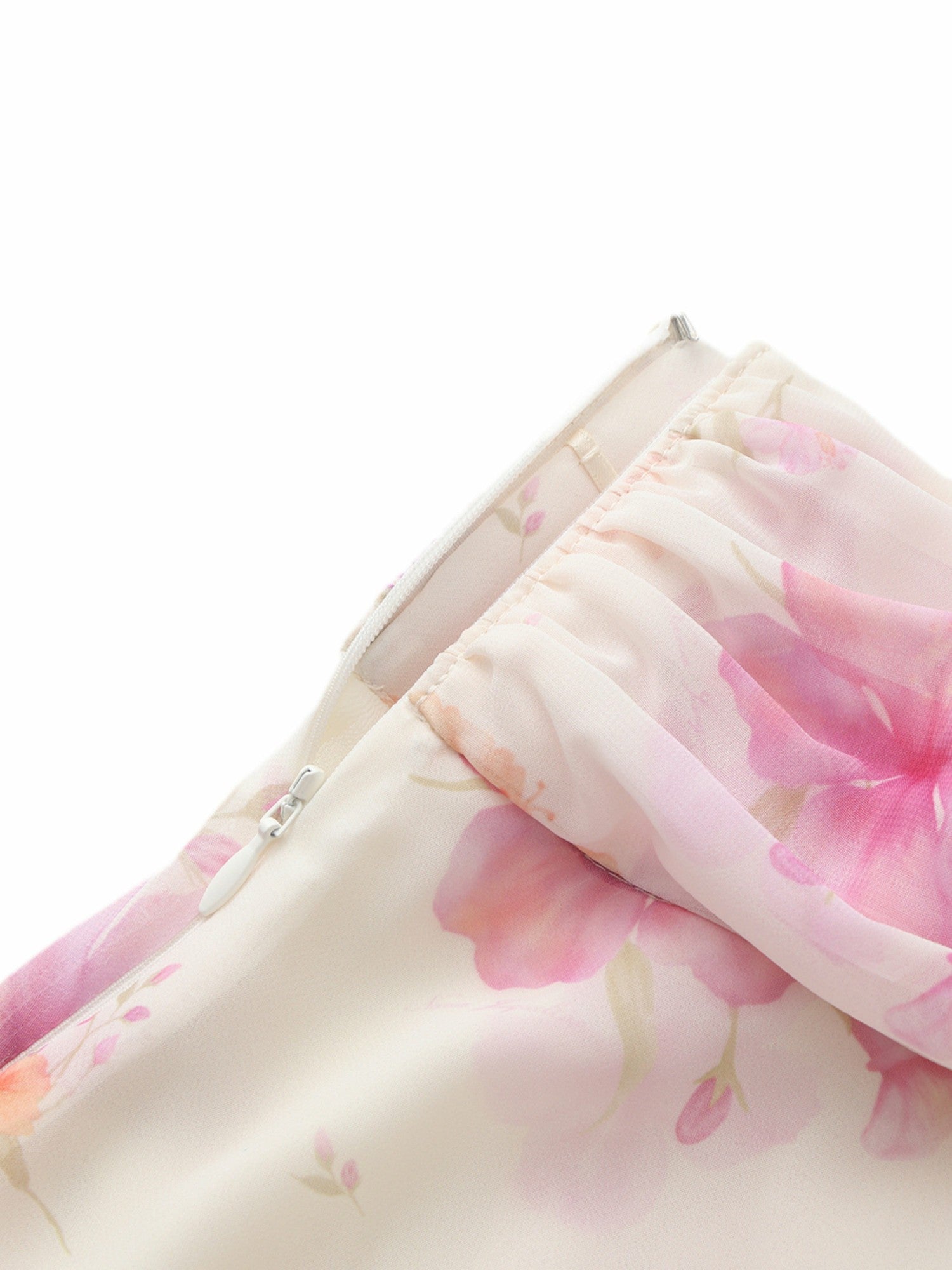 Ophelia Rosette Floral Ivory Skirt | Nana Jacqueline